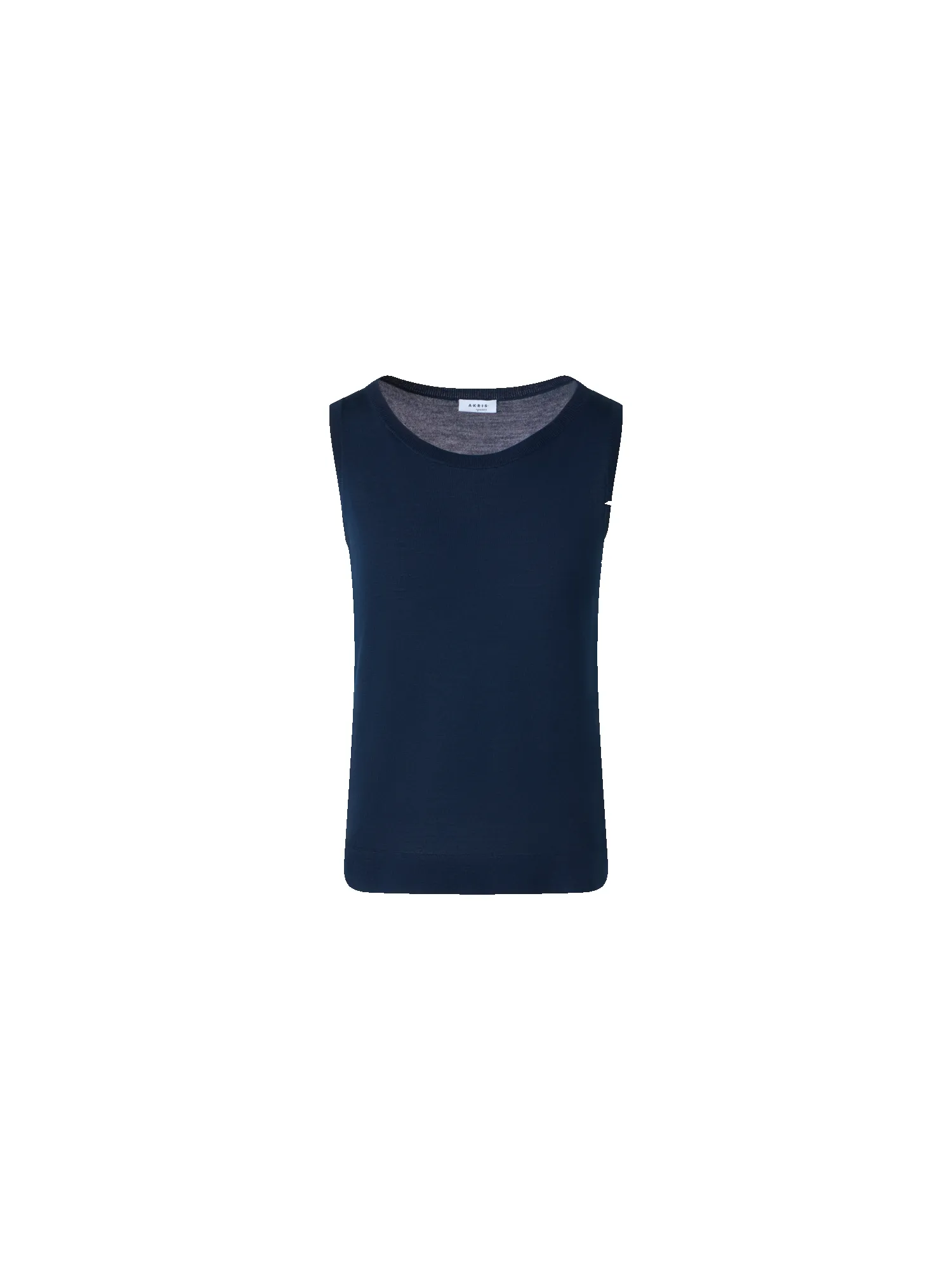 Boat Neck Lightweight Merino Wool Knit Top sold by Akris
