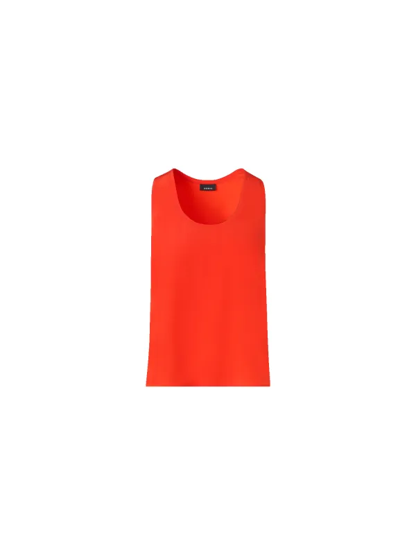 Silk Georgette Tank Top made by Akris