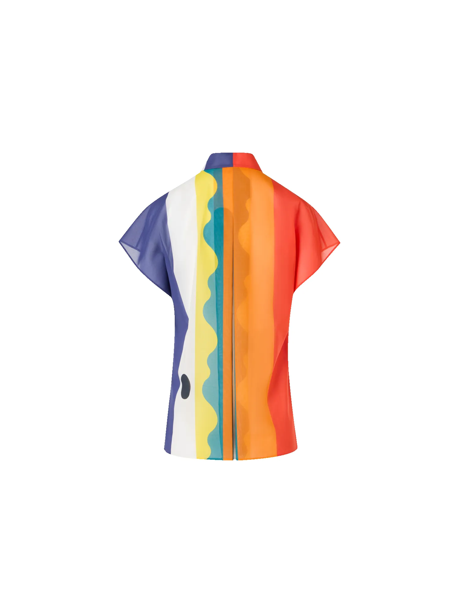 Cotton Tunic Blouse with Paravent Print sold by Akris product image thumbnail 2