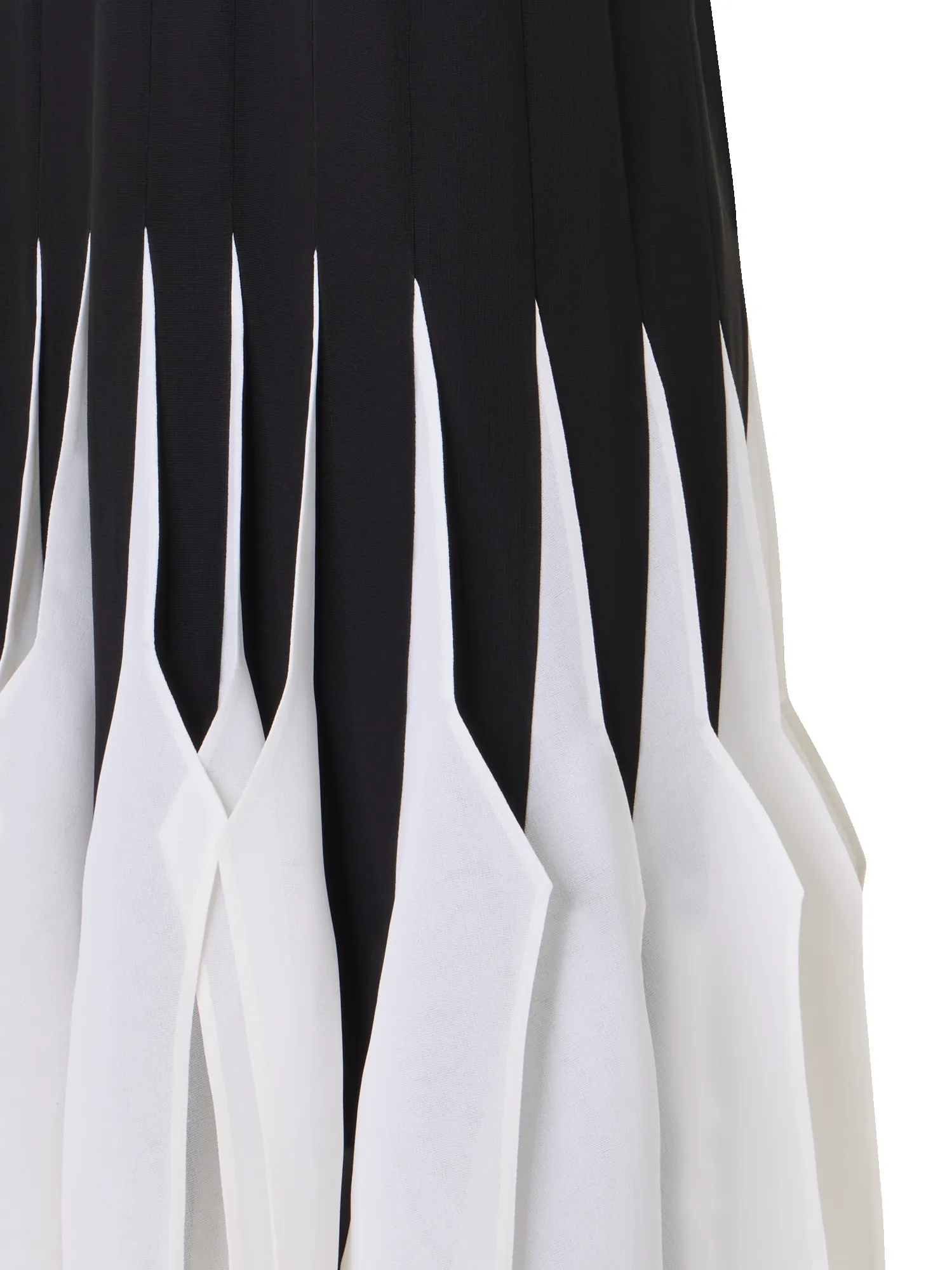 Silk Midi Dress with High Plains Insets sold by Akris product image thumbnail 3