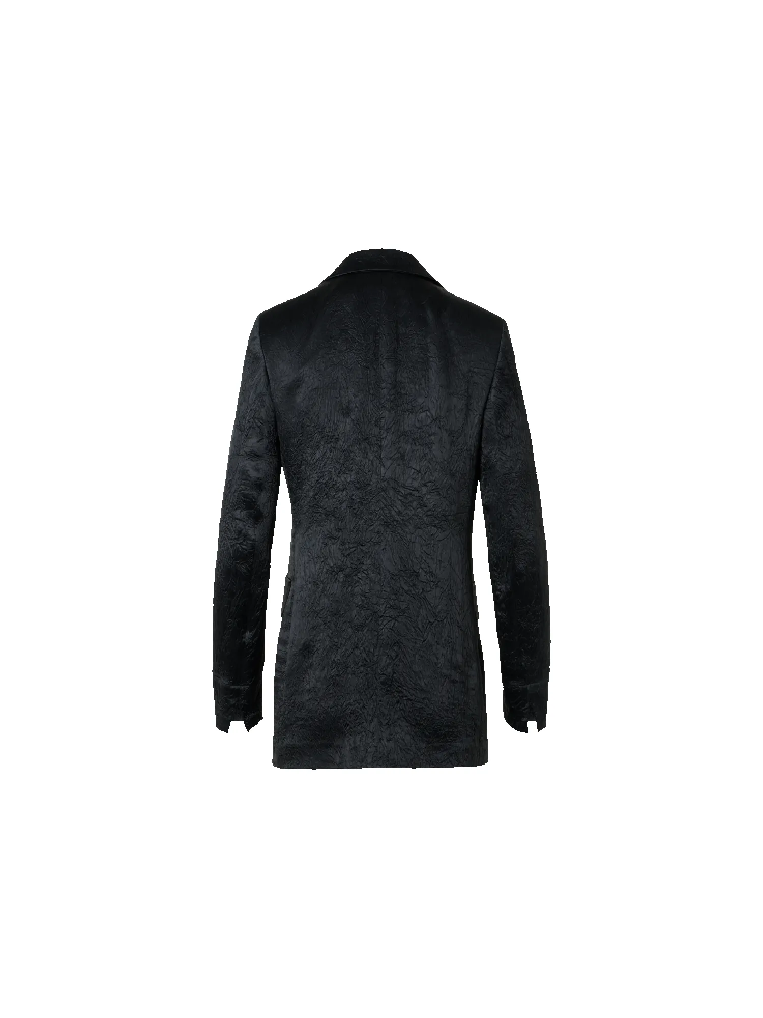 Crinkled Satin Boyfriend Jacket sold by Akris product image thumbnail 5