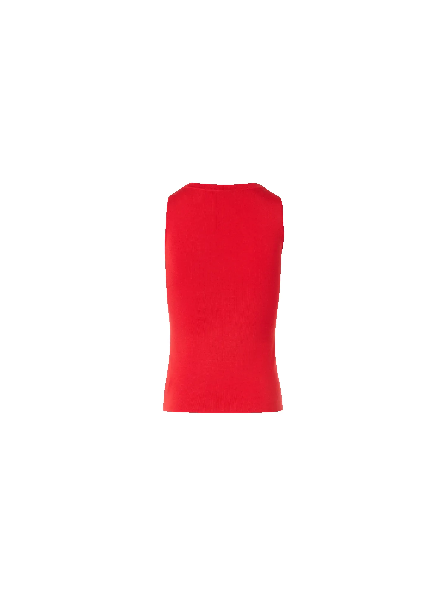Fitted Stretch Silk Knit Tank Top sold by Akris product image thumbnail 5