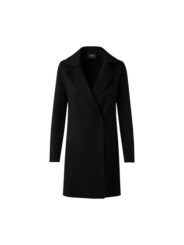 Lightweight Double-Face Cashmere Coat made by Akris