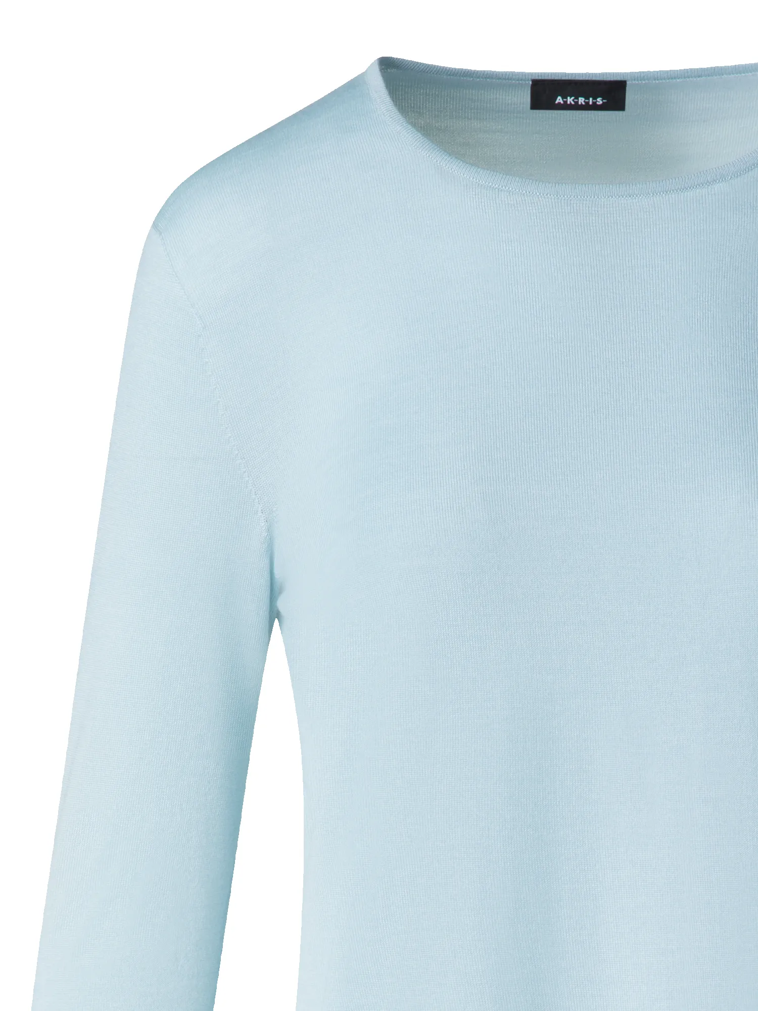 Seamless Crew Neck Sweater in Cashmere Silk sold by Akris product image thumbnail 4