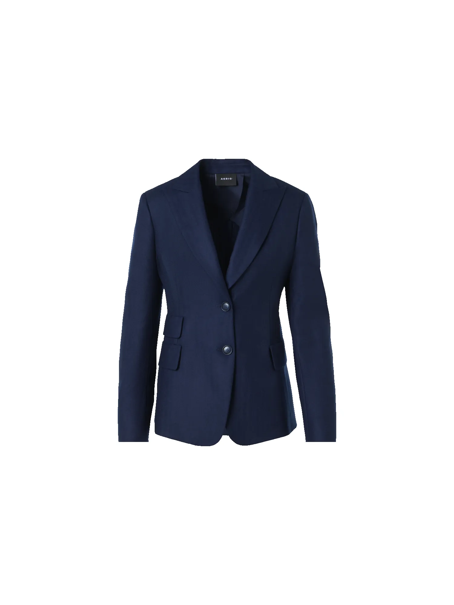 Cashmere Herringbone Two-Button Blazer sold by Akris