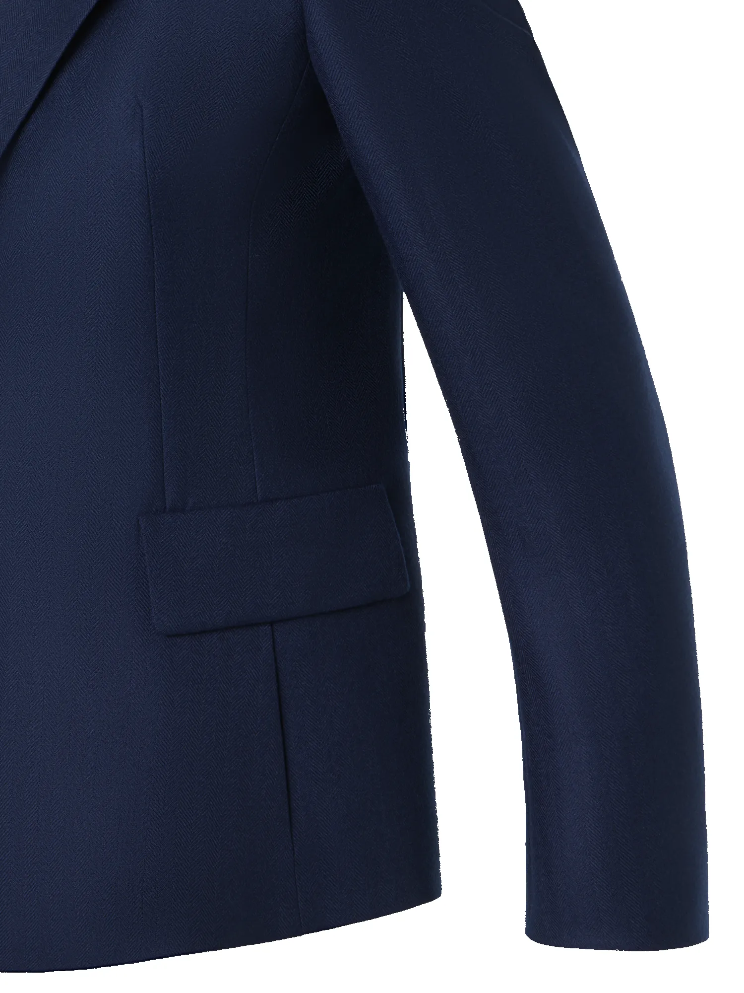 Cashmere Herringbone Two-Button Blazer sold by Akris product image thumbnail 5