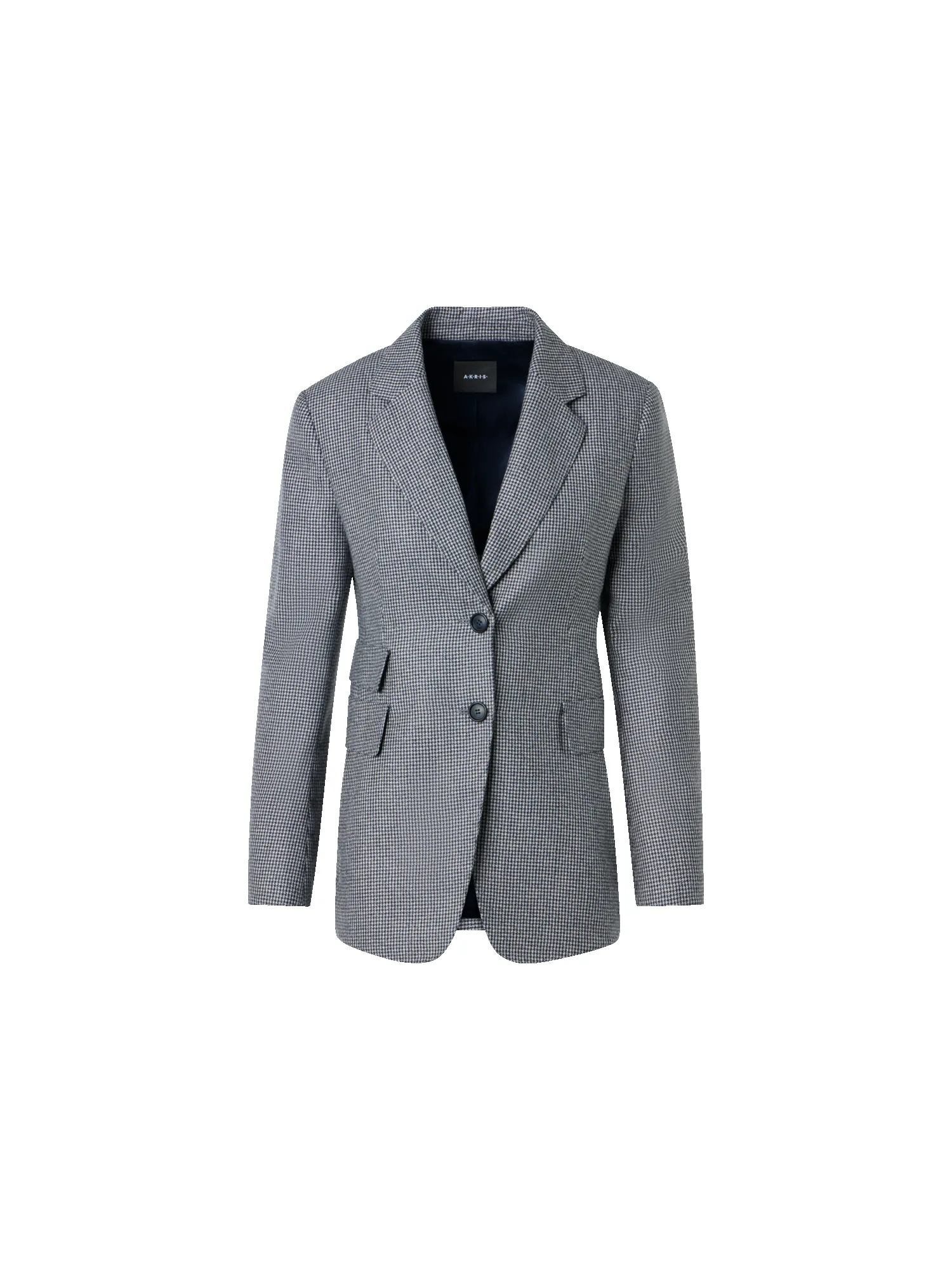 Cashmere Pepita Tailored Blazer sold by Akris