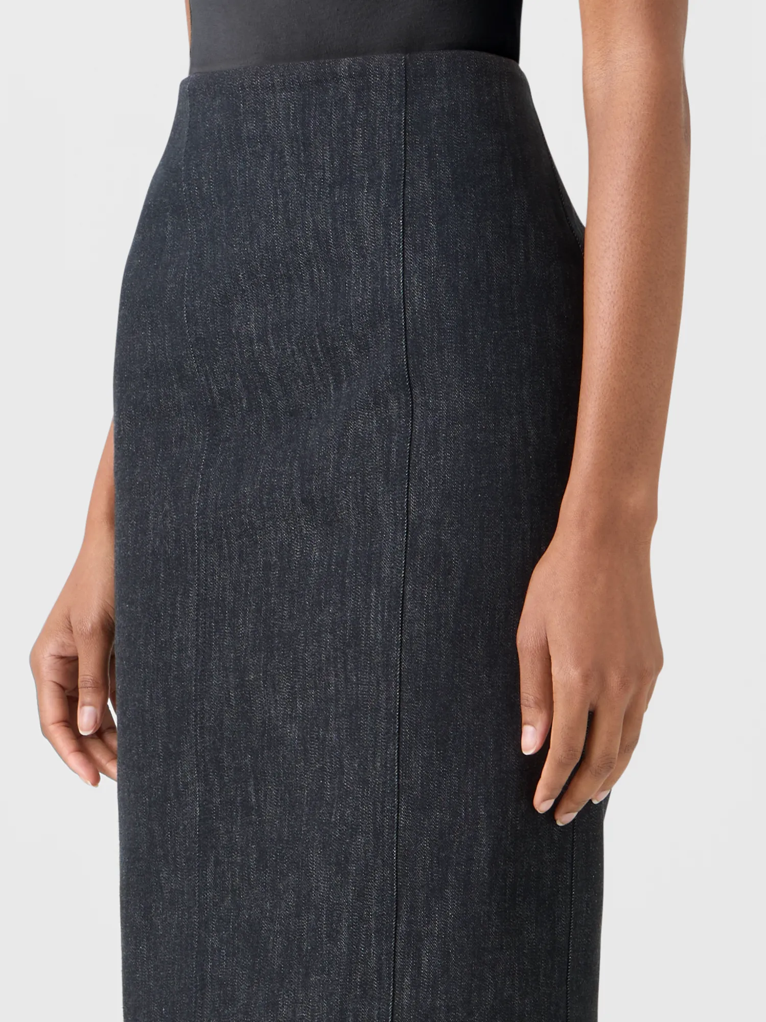 Denim Pencil Skirt sold by Akris product image thumbnail 5