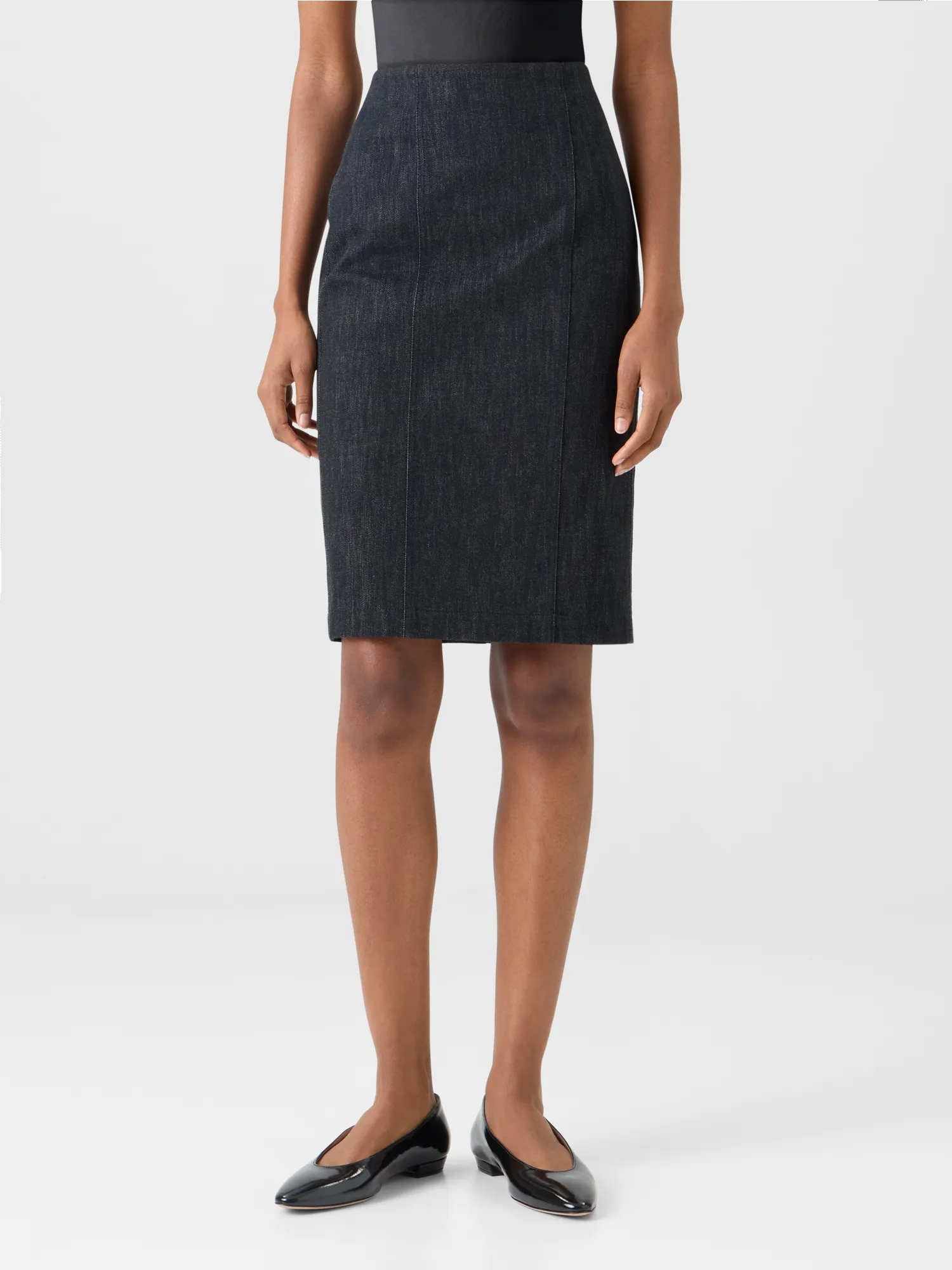 Denim Pencil Skirt sold by Akris product image thumbnail 4