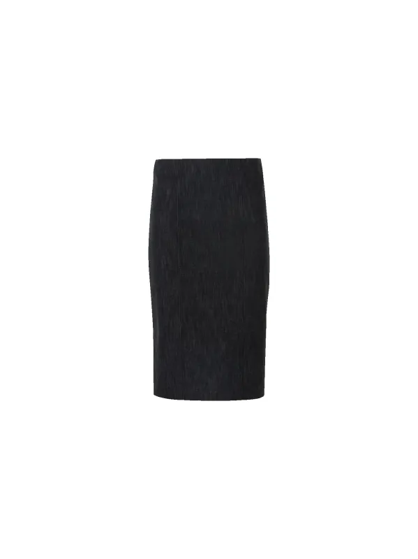 Denim Pencil Skirt made by Akris