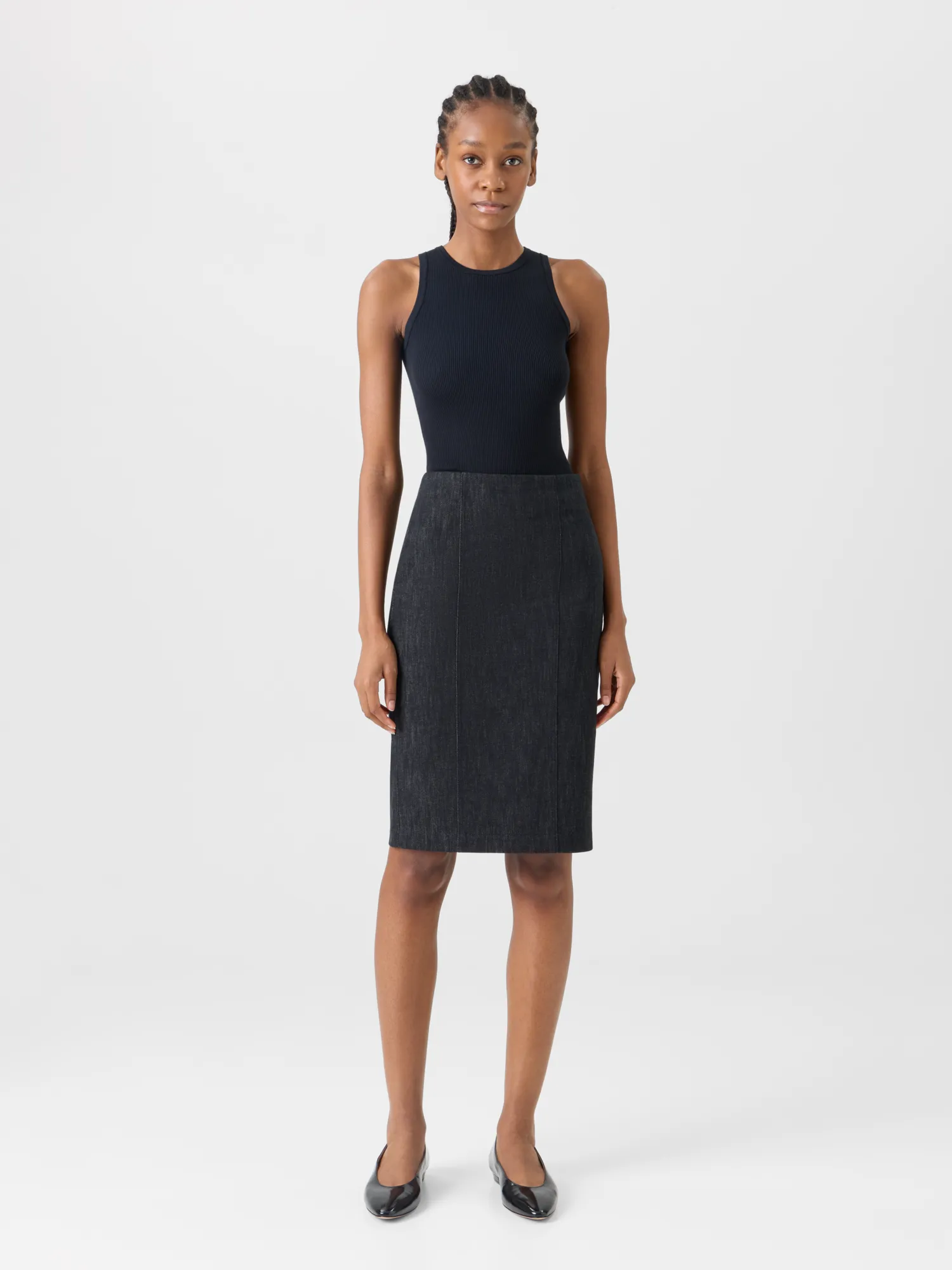 Denim Pencil Skirt sold by Akris product image thumbnail 2