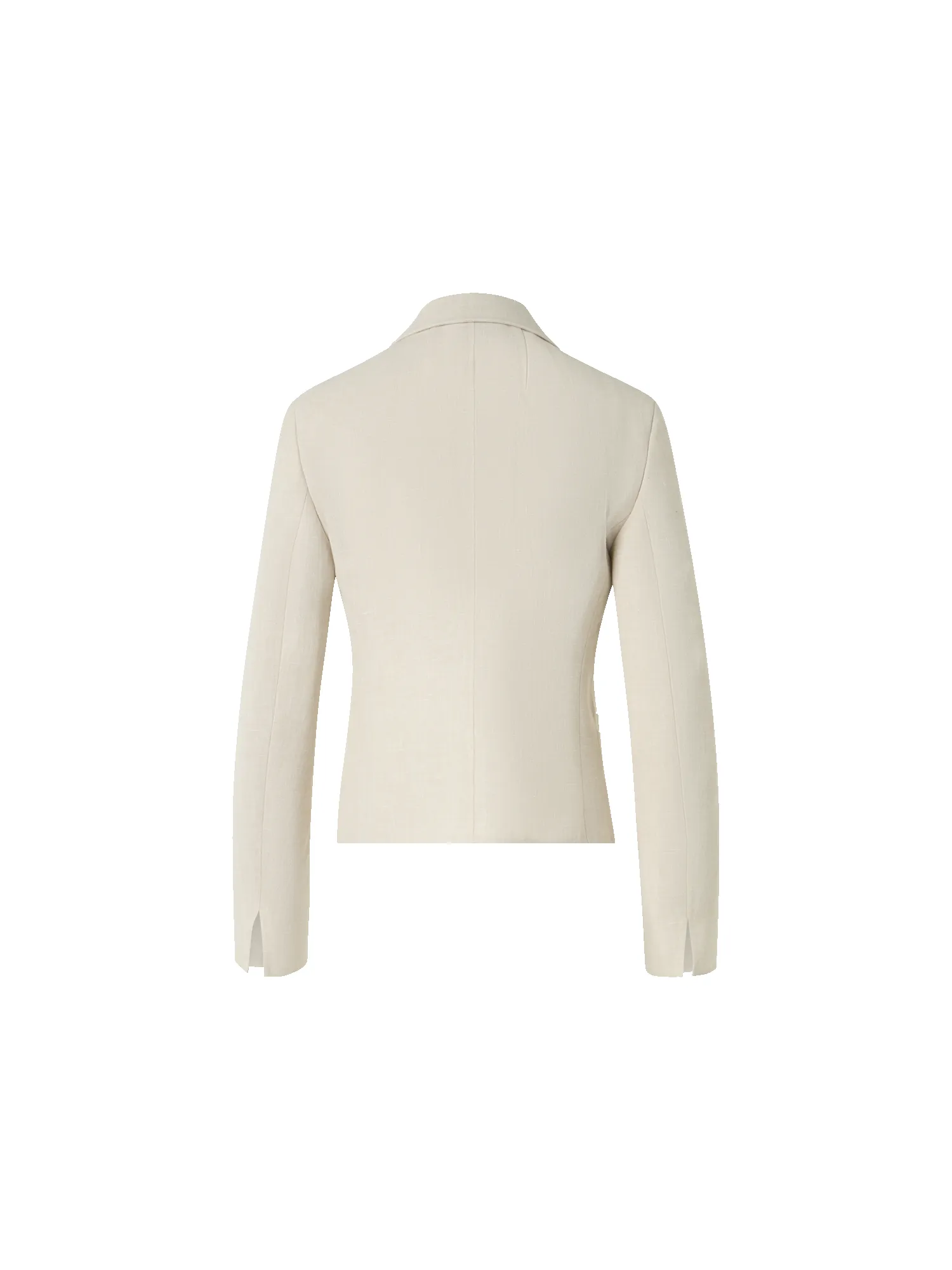 Deneuve Short Fitted Jacket in Linen Wool Double-Face sold by Akris product image thumbnail 5