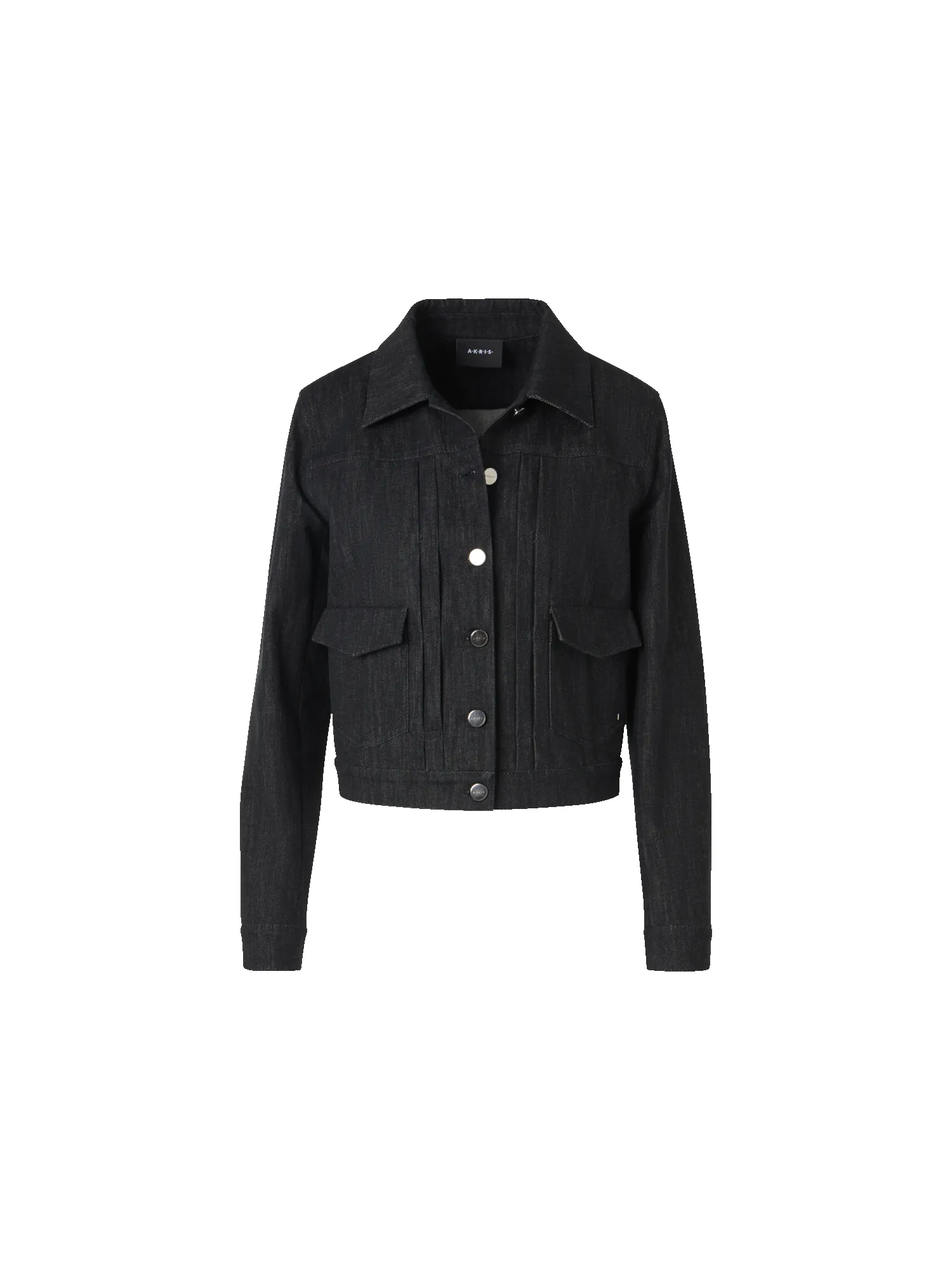 Hilbert Short Cotton Denim Jacket with Patch Pockets sold by Akris