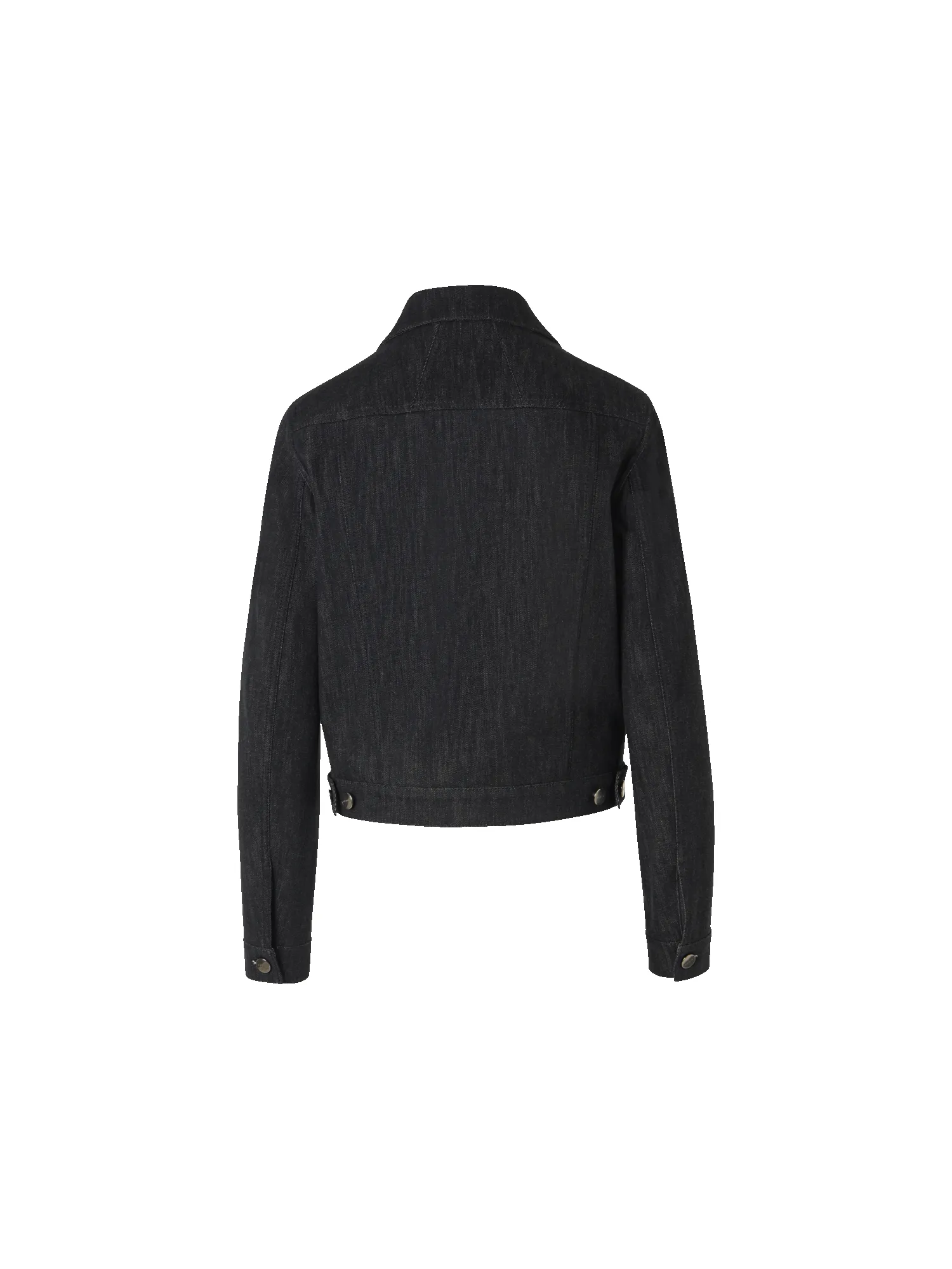 Hilbert Short Cotton Denim Jacket with Patch Pockets sold by Akris product image thumbnail 5
