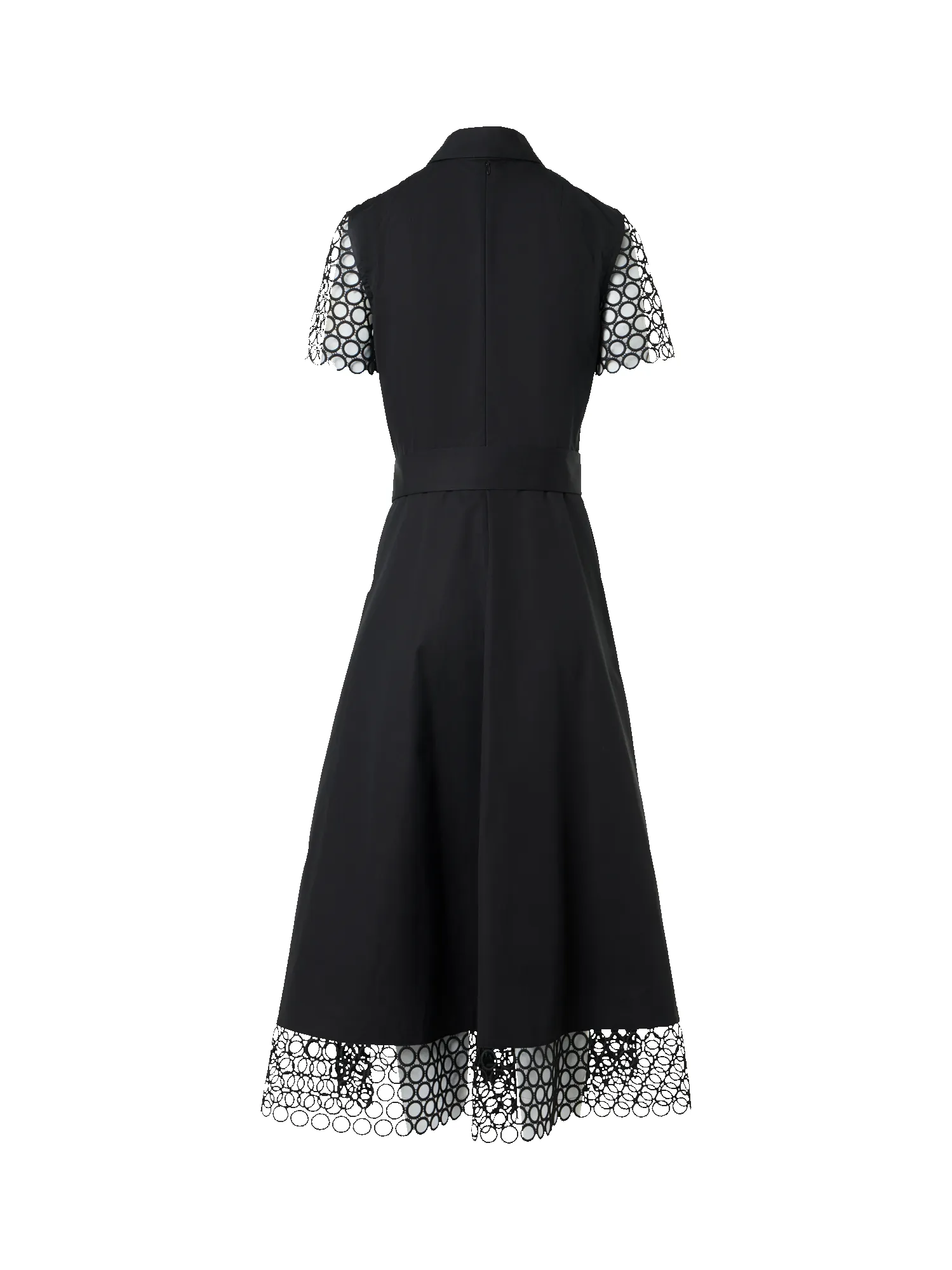 Cotton Midi Dress with Eyelet Guipure sold by Akris product image thumbnail 5
