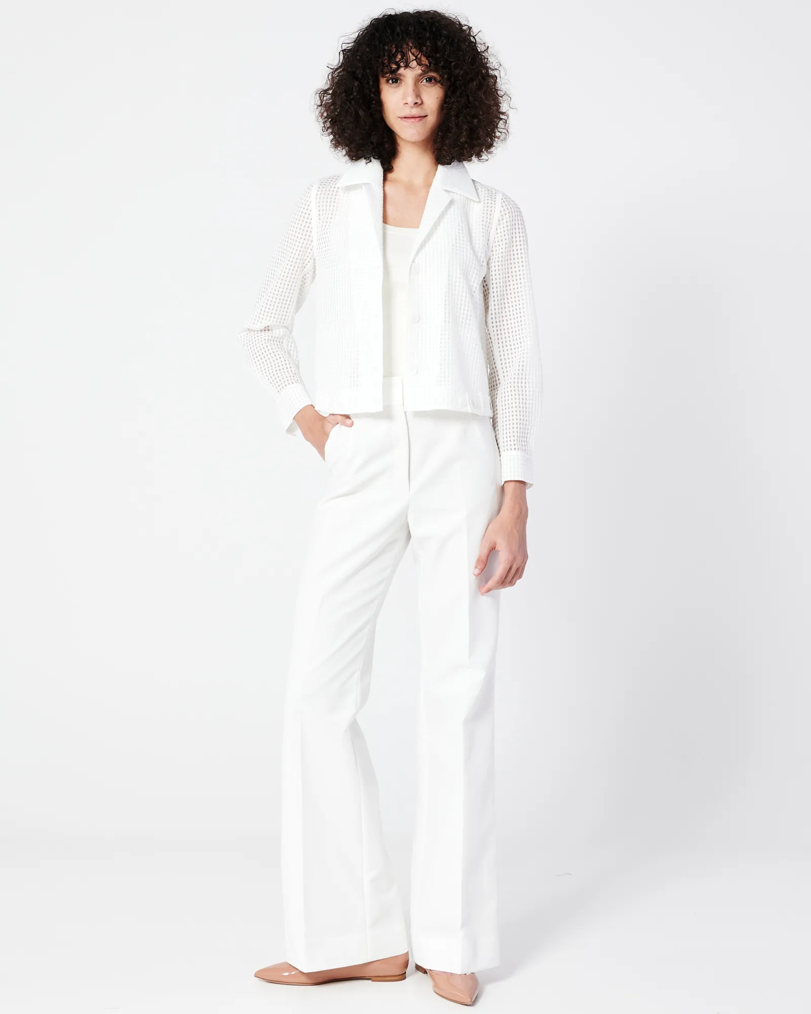 Sleeveless Silk Georgette Top sold by Akris product image thumbnail 2