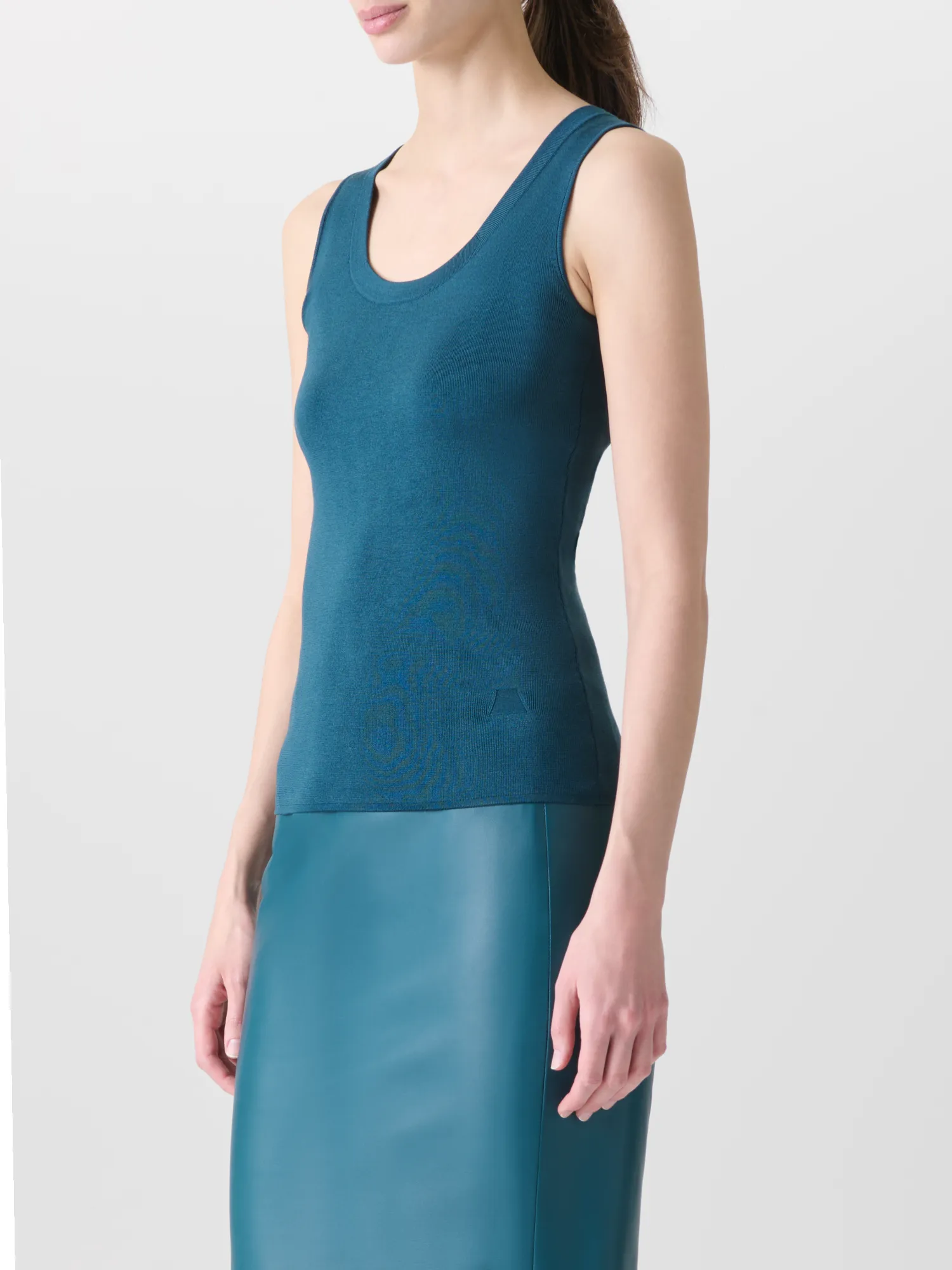 Knit Tank Top in Silk Stretch sold by Akris product image thumbnail 2