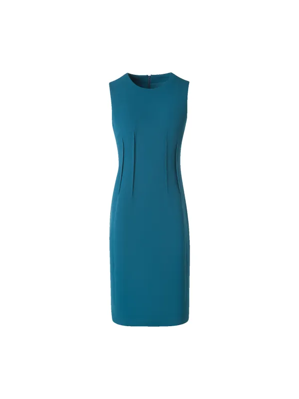 Fitted Sheath Dress in Wool Double-Face made by Akris