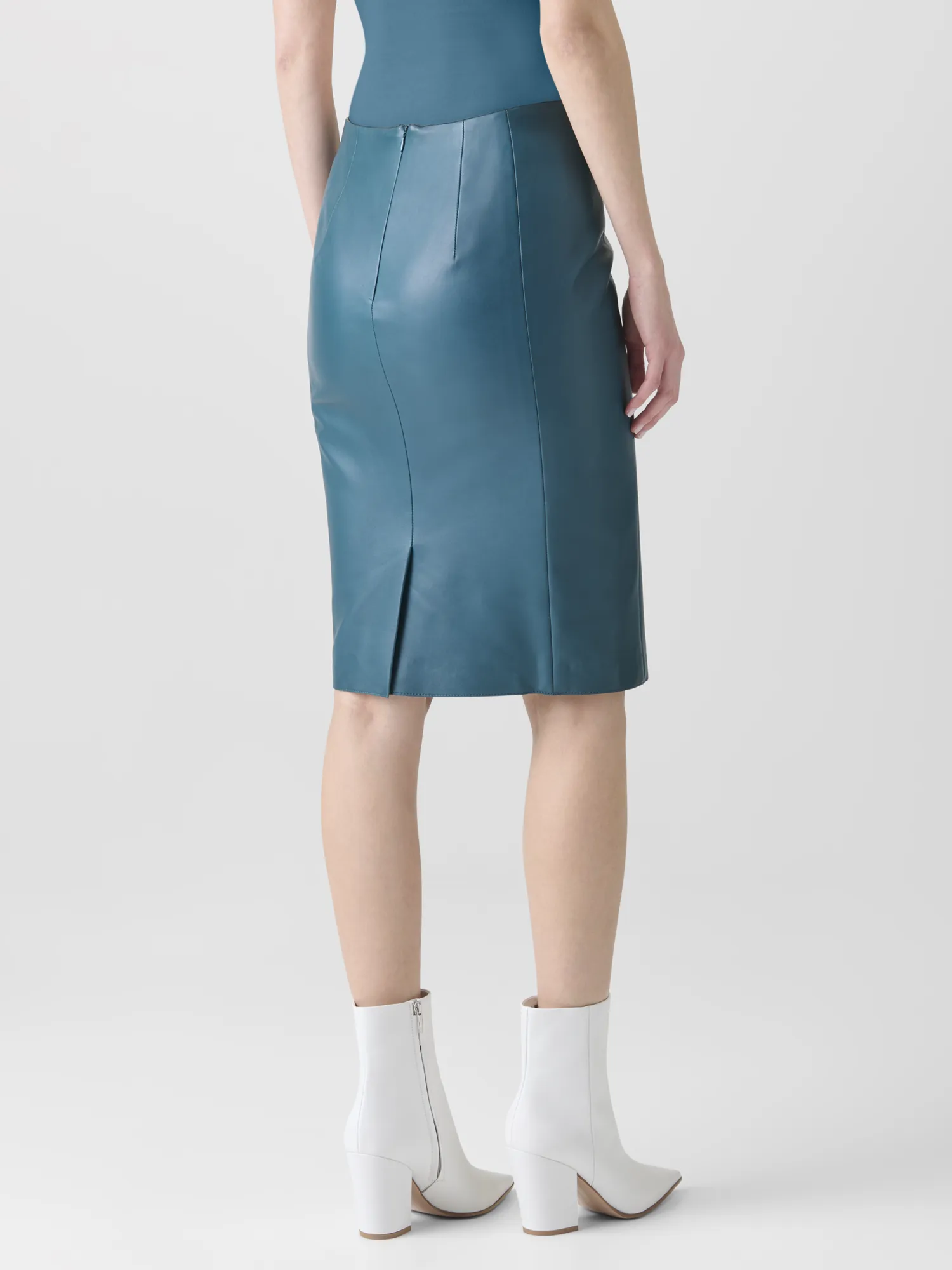Leather Pencil Skirt sold by Akris product image thumbnail 5