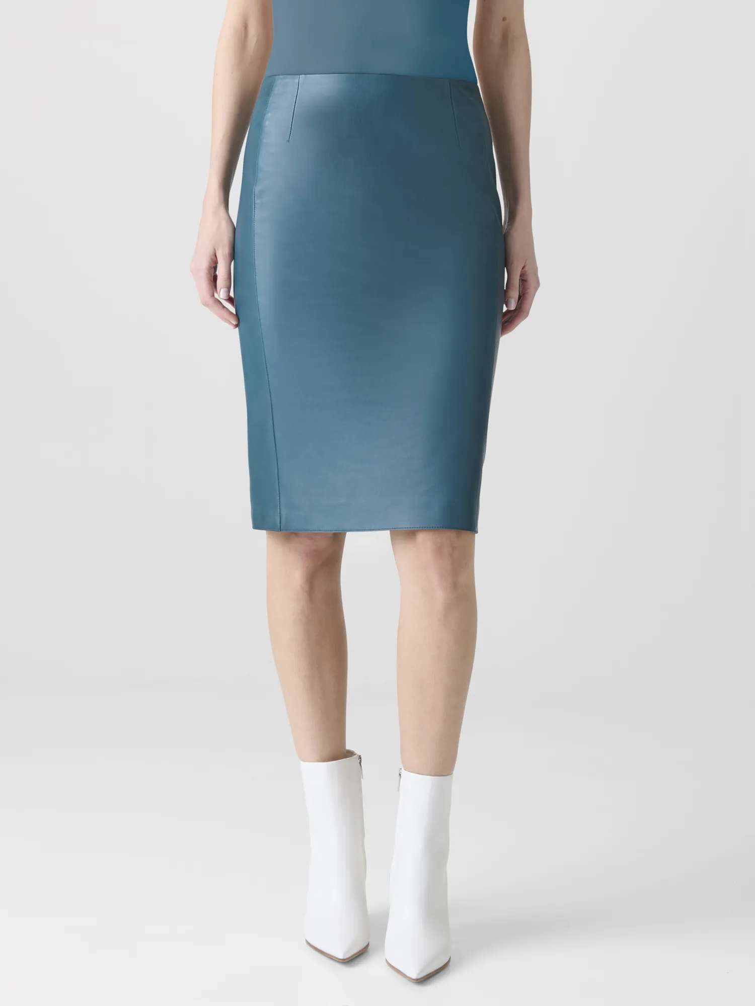 Leather Pencil Skirt sold by Akris product image thumbnail 2