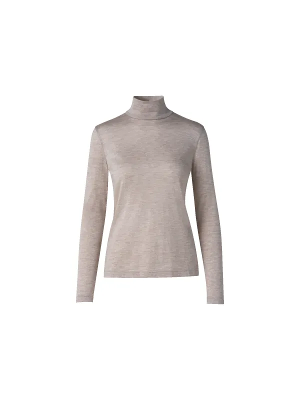 Turtleneck Shirt from Cashmere Silk made by Akris