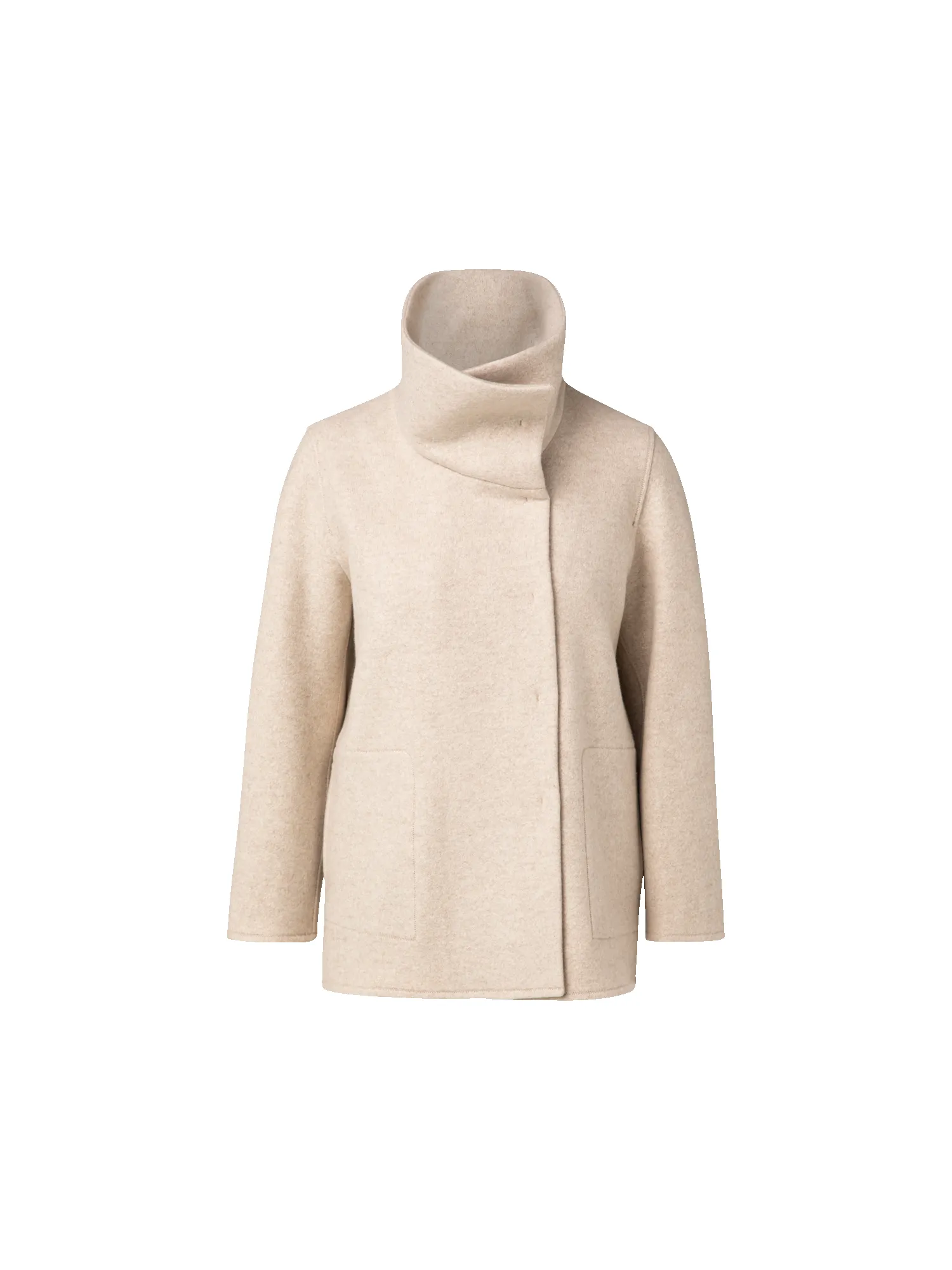 Elize Cashmere Jersey Oversized Jacket sold by Akris