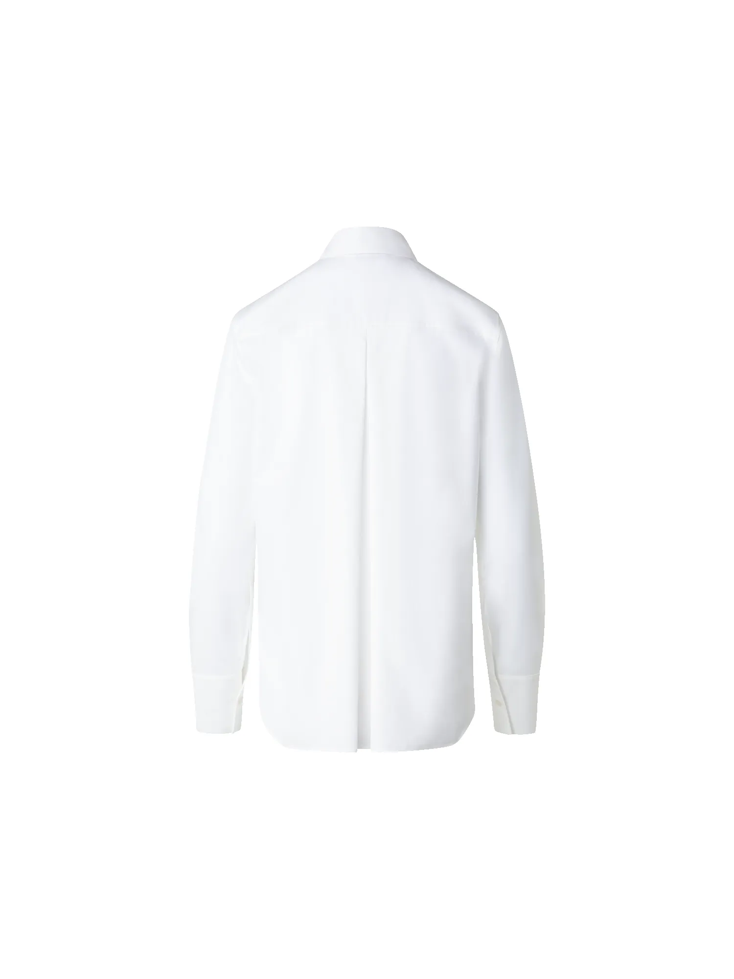 Cotton Poplin Blouse with Lace Front sold by Akris product image thumbnail 3