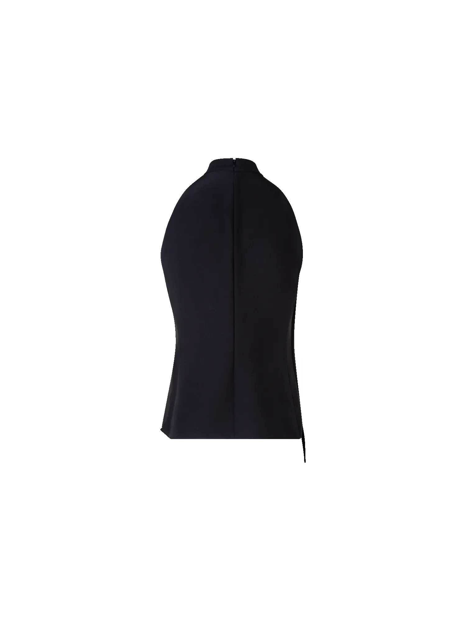 Sleeveless Silk Blouse with Asymmetrical Front sold by Akris product image thumbnail 4