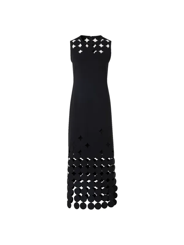 Dropping Dot Cut-Out Jersey Dress made by Akris Punto