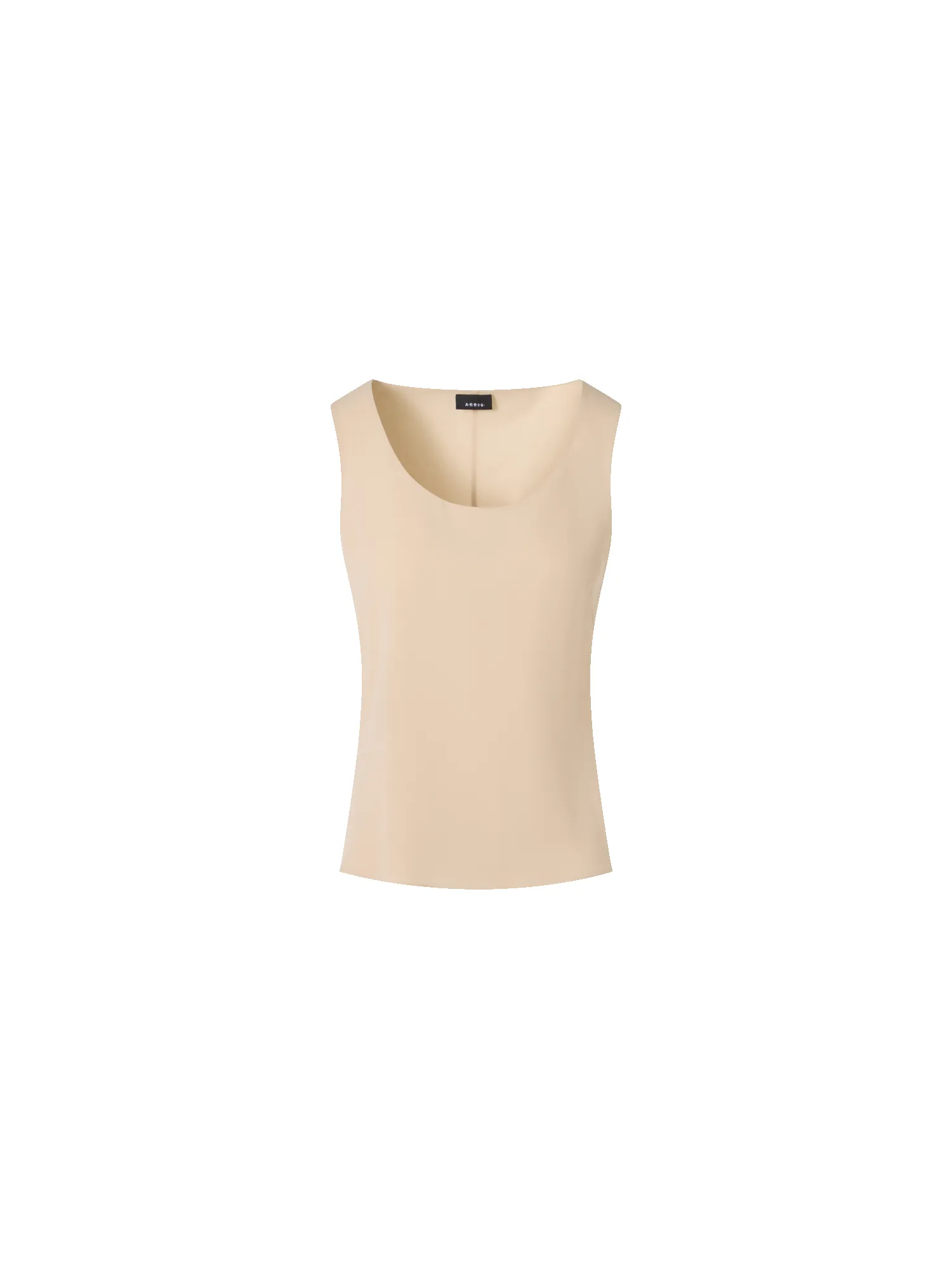 Sleeveless Silk Georgette Tank Top sold by Akris