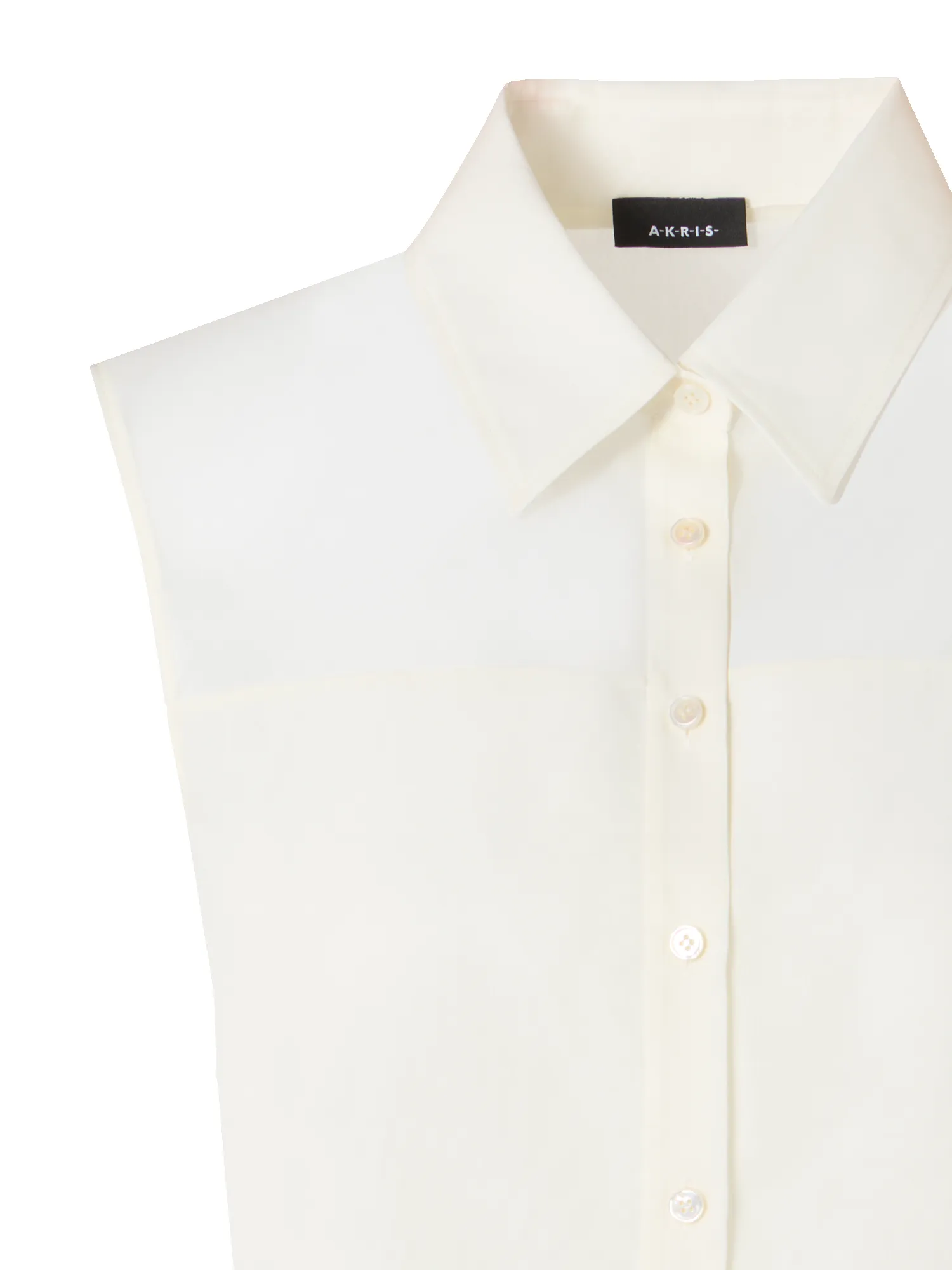 Sleeveless Cotton Voile Blouse sold by Akris product image thumbnail 4
