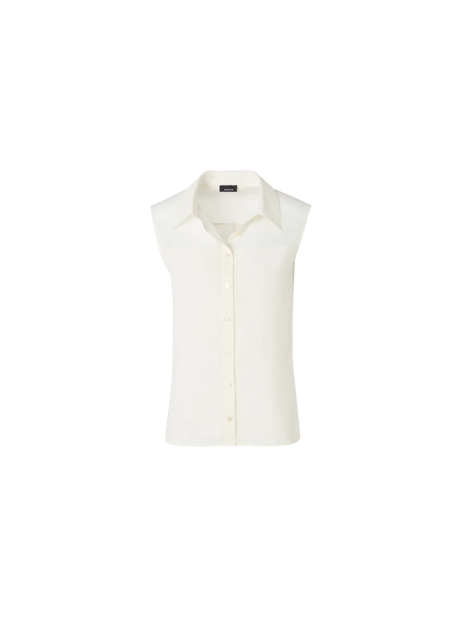 Sleeveless Cotton Voile Blouse sold by Akris