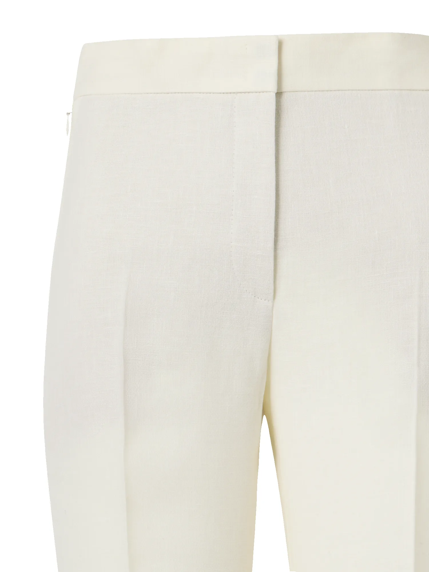 Carl Straight-Leg Pants in Linen-Wool Crêpe Double-Face sold by Akris product image thumbnail 3