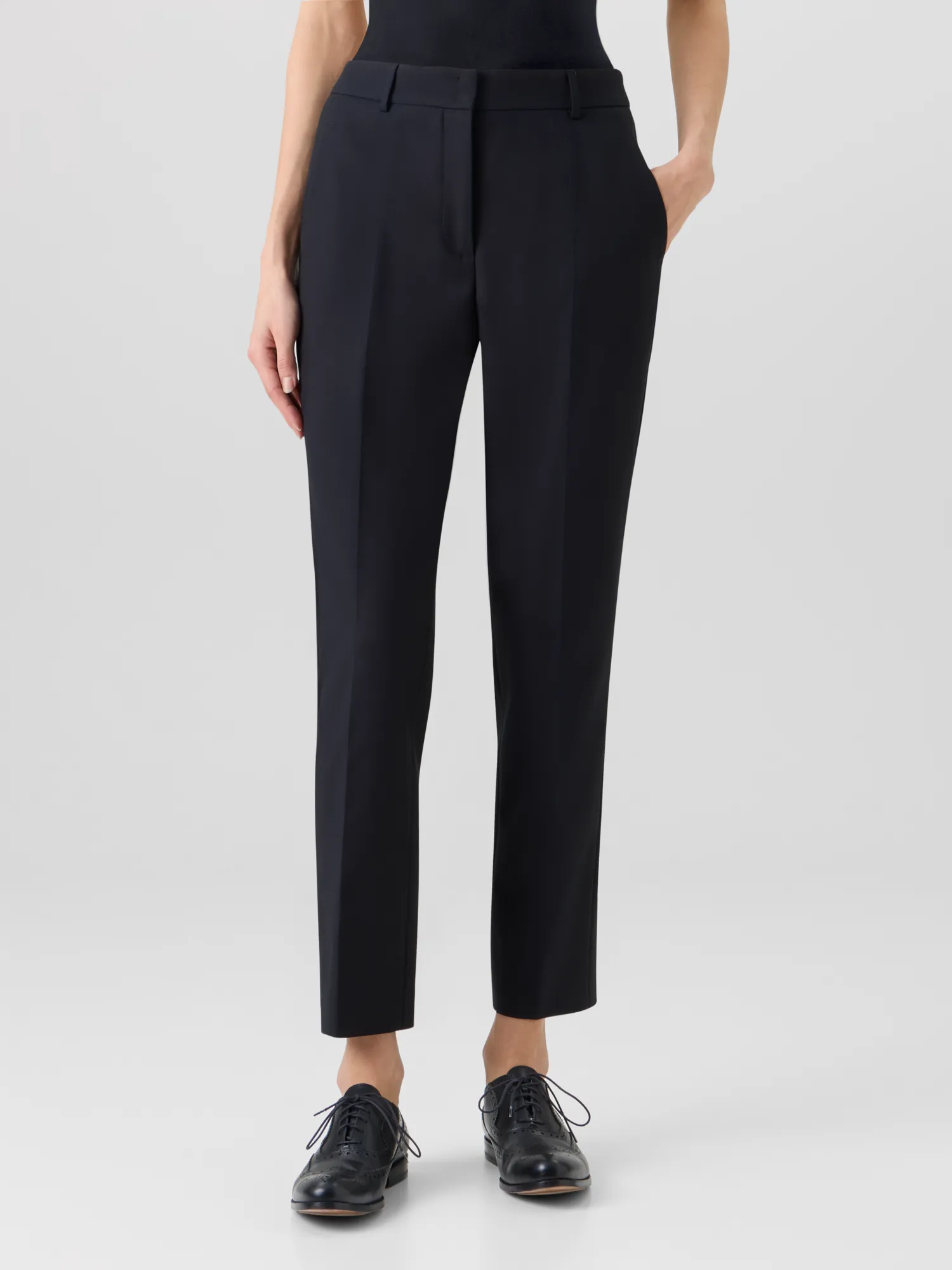 Flavin Pants in Cotton Gabardine sold by Akris product image thumbnail 4