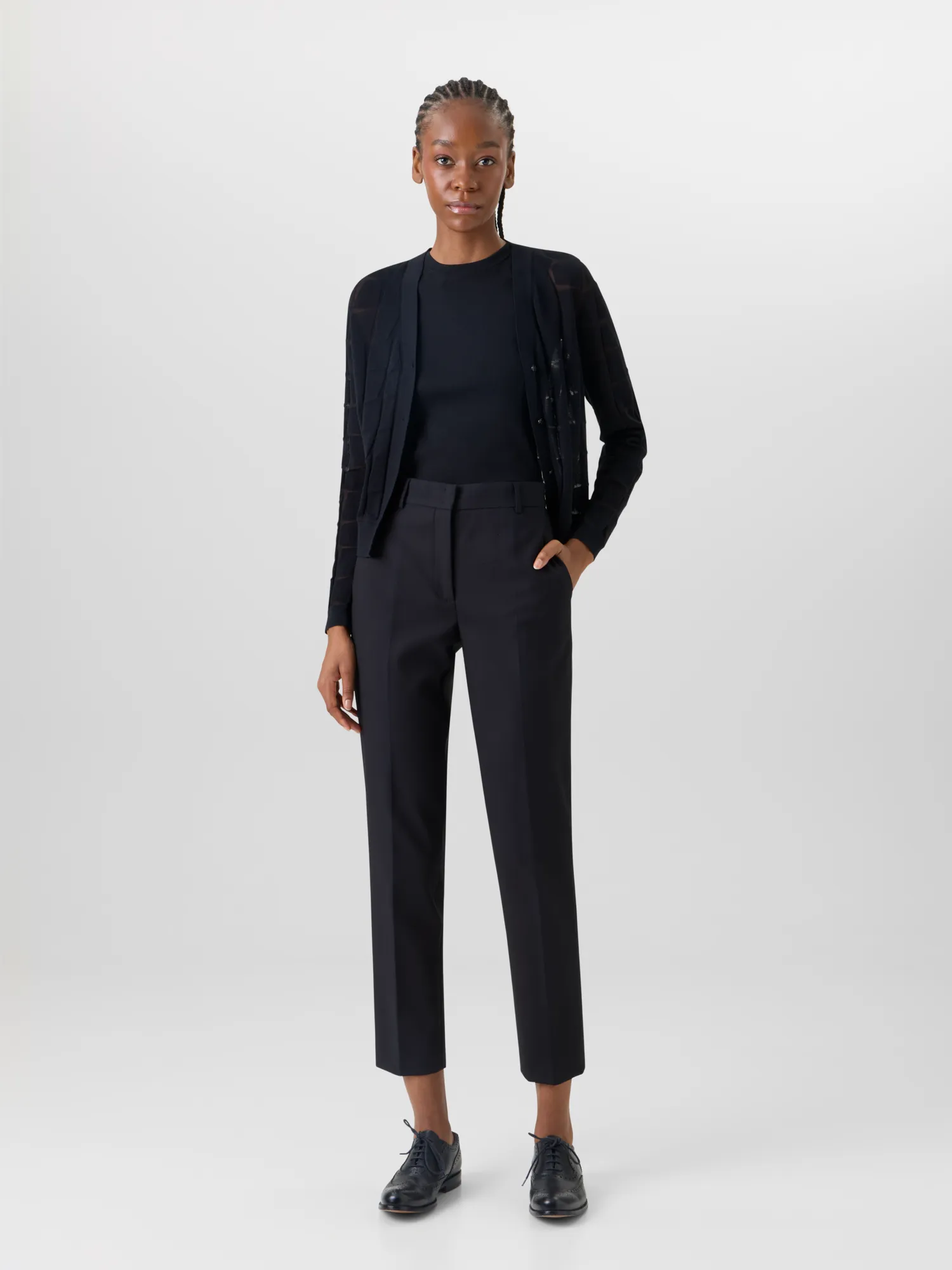 Flavin Pants in Cotton Gabardine sold by Akris product image thumbnail 2
