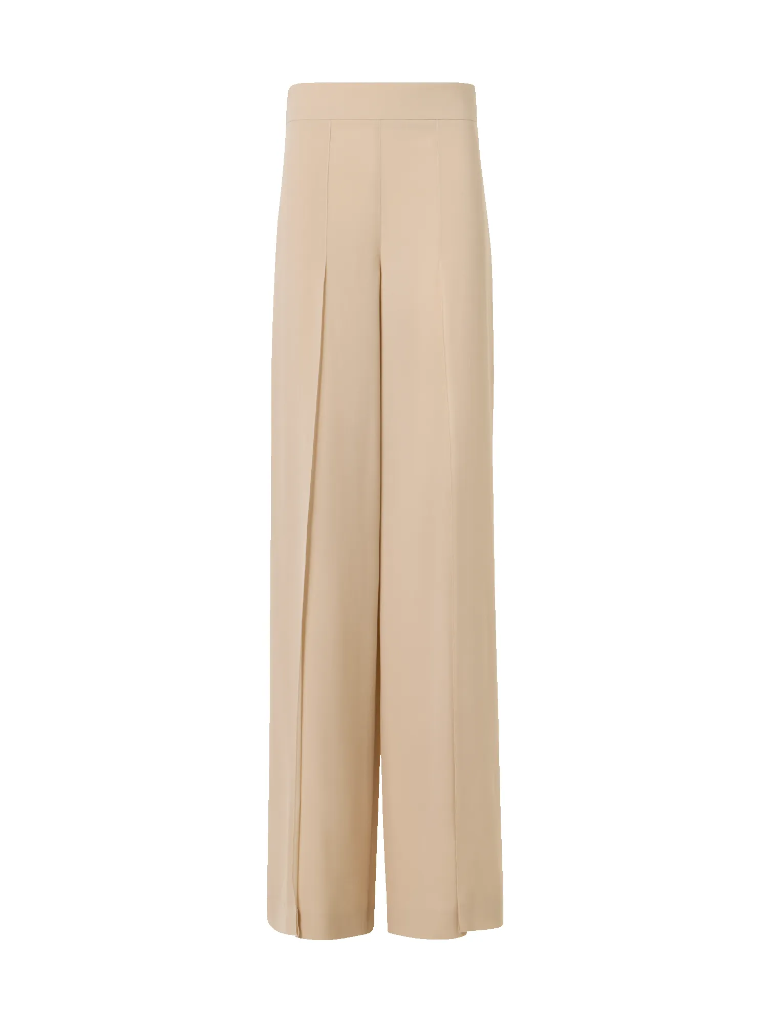 Fellia Wide-Flared-Leg Pants in Silk Georgette sold by Akris
