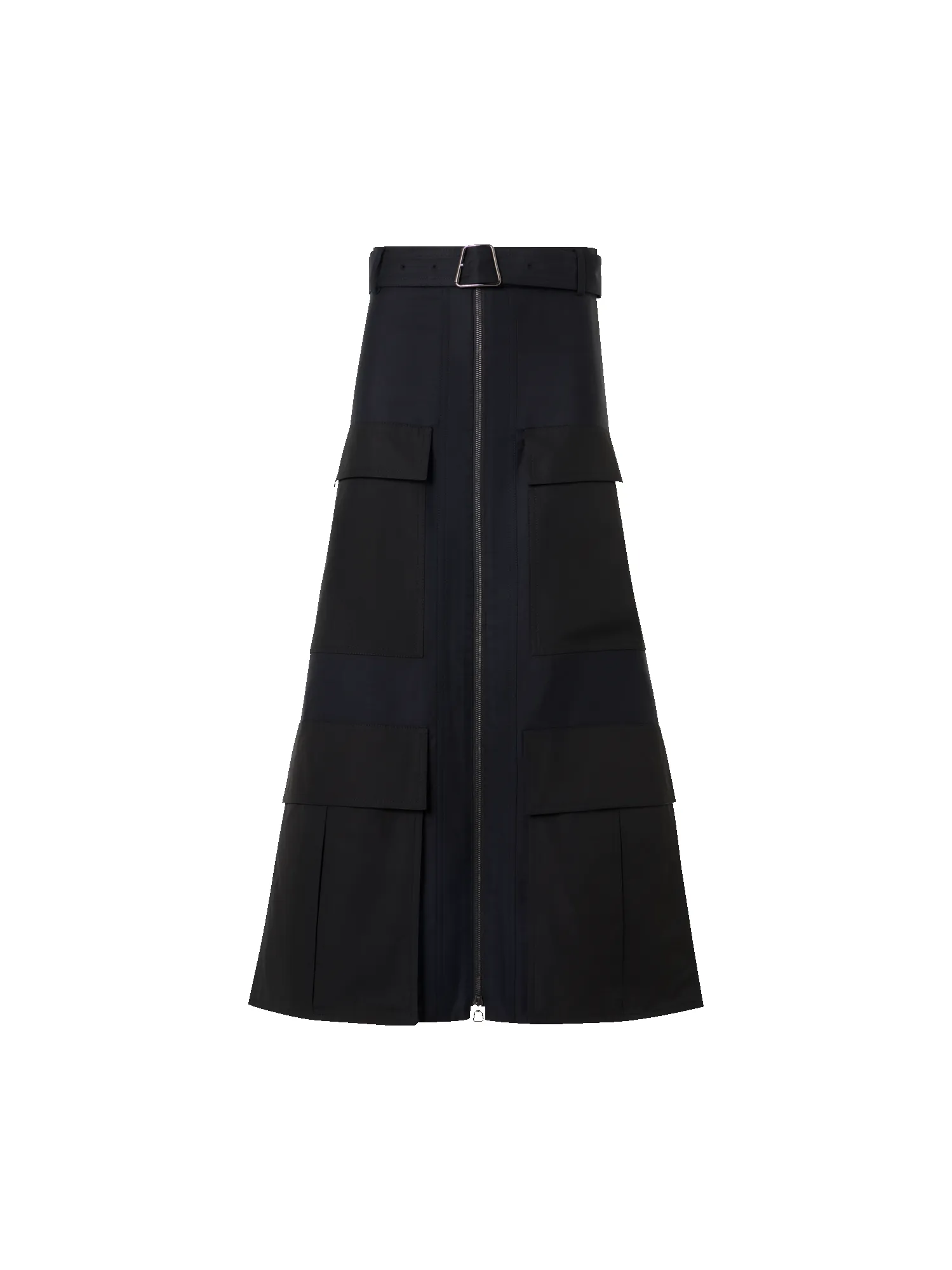 Cotton Double-Face Midi Skirt sold by Akris