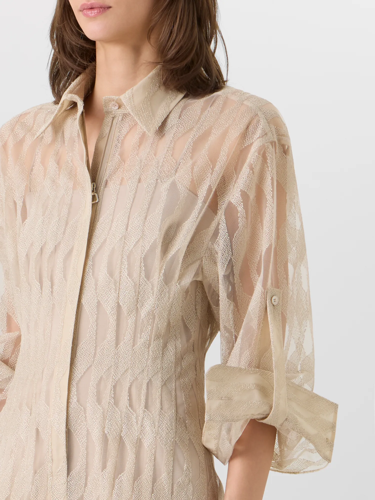 High Plains Midi Shirt Dress sold by Akris product image thumbnail 4