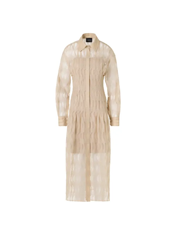 High Plains Midi Shirt Dress made by Akris