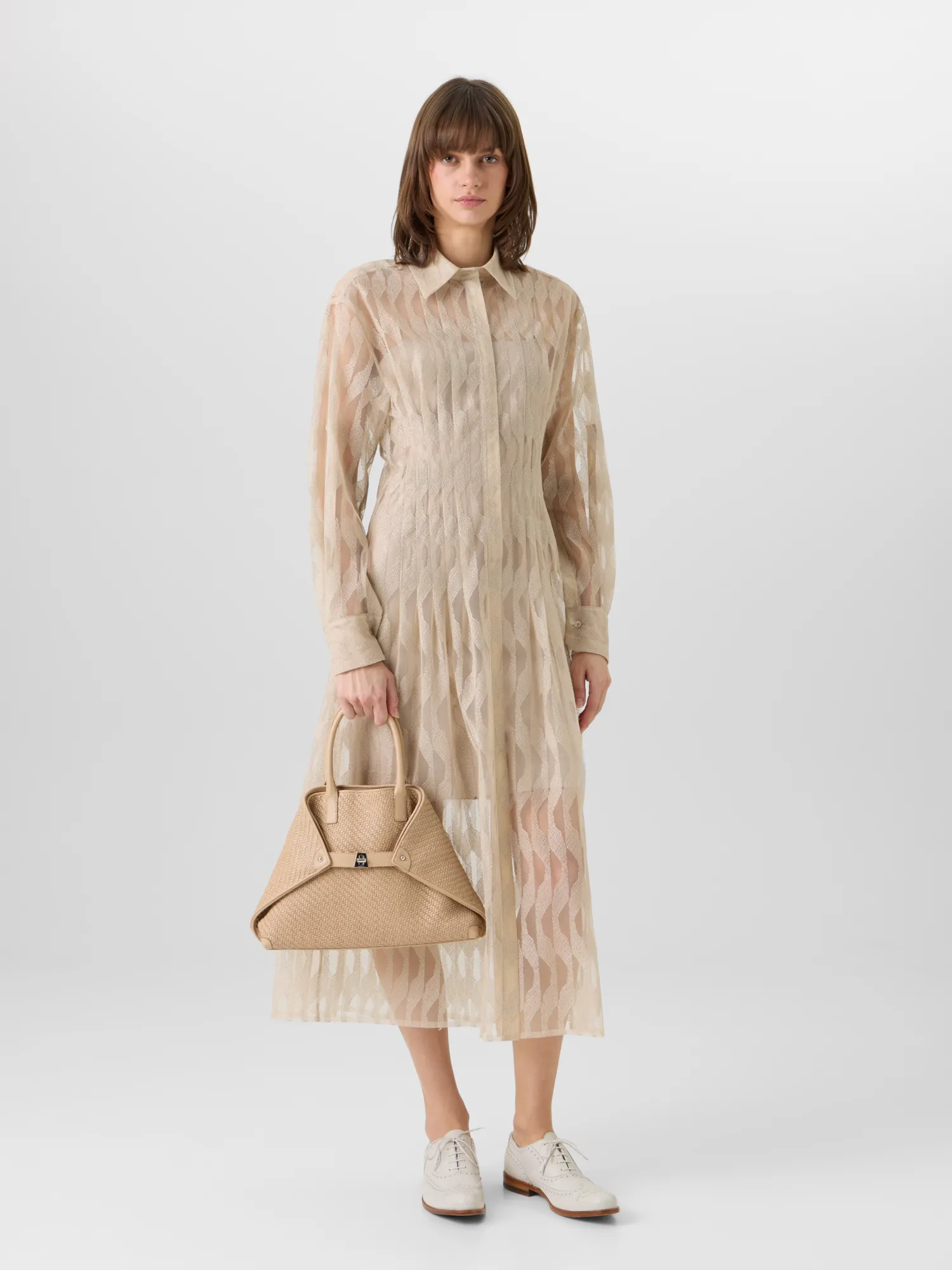 High Plains Midi Shirt Dress sold by Akris product image thumbnail 2
