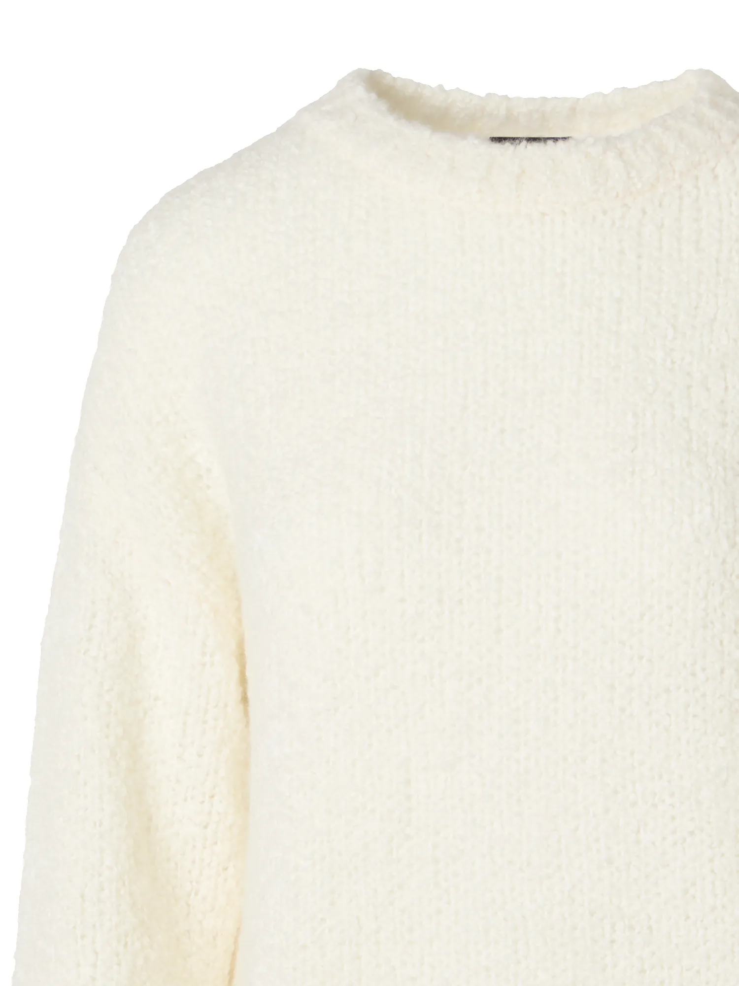 Long-Sleeve Cashmere-Silk Bouclé Knit Sweater sold by Akris product image thumbnail 3