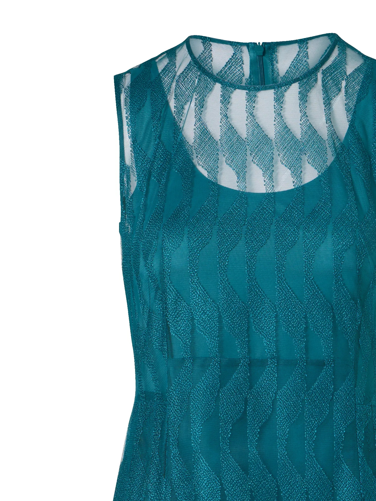 Sleeveless High Plains Midi Dress sold by Akris product image thumbnail 2