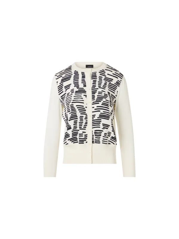 Dance Movement Knit Cardigan made by Akris