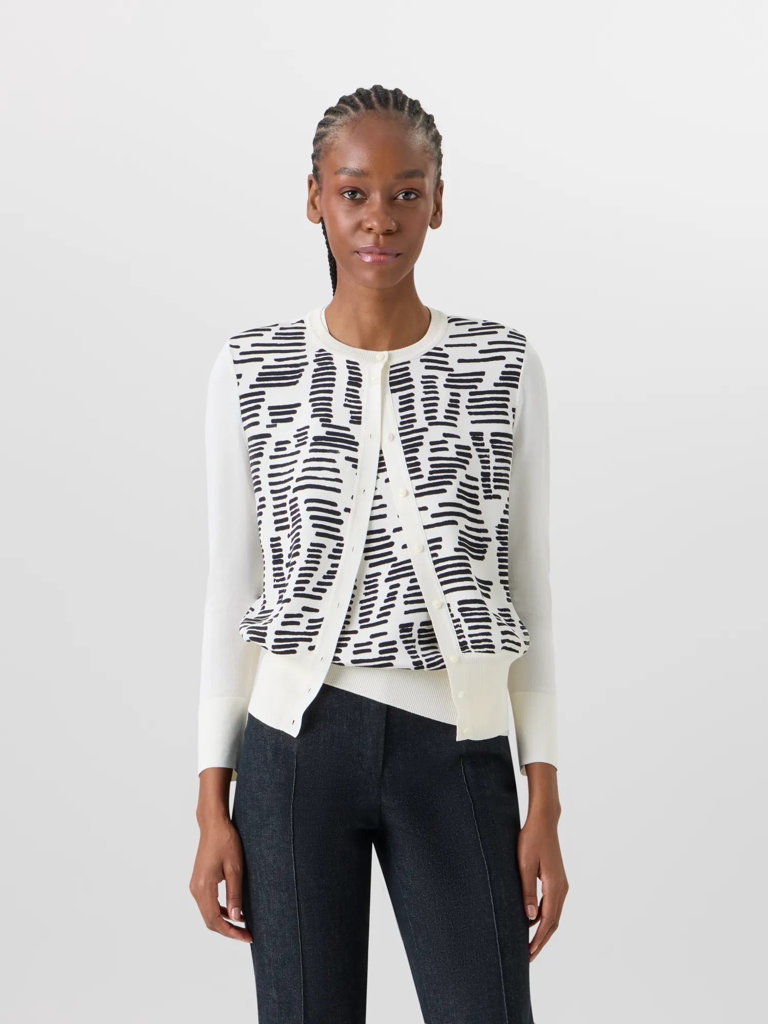 Dance Movement Knit Cardigan sold by Akris product image thumbnail 2
