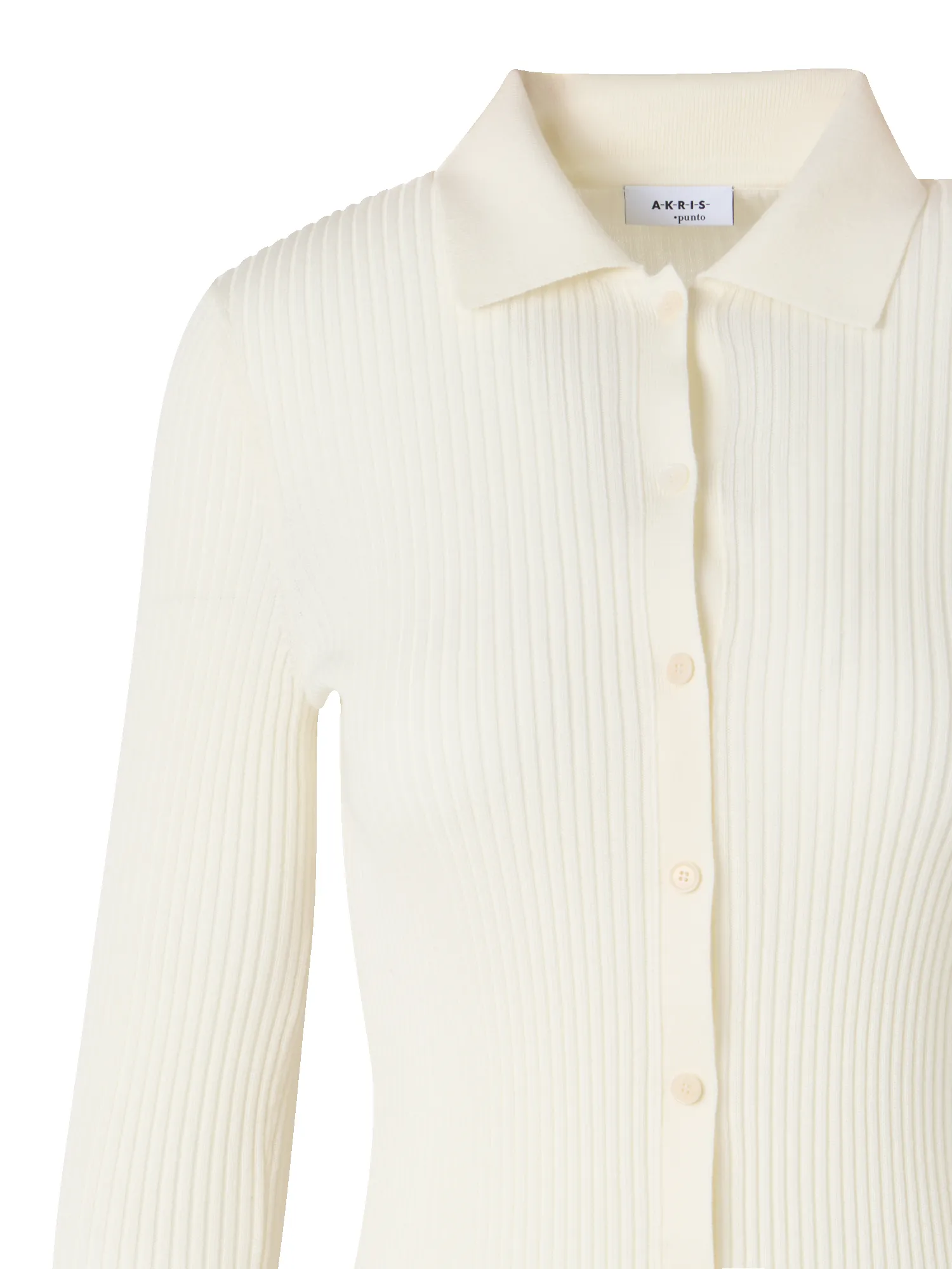 Long-Sleeve Merino Wool Knit Sweater sold by Akris product image thumbnail 3