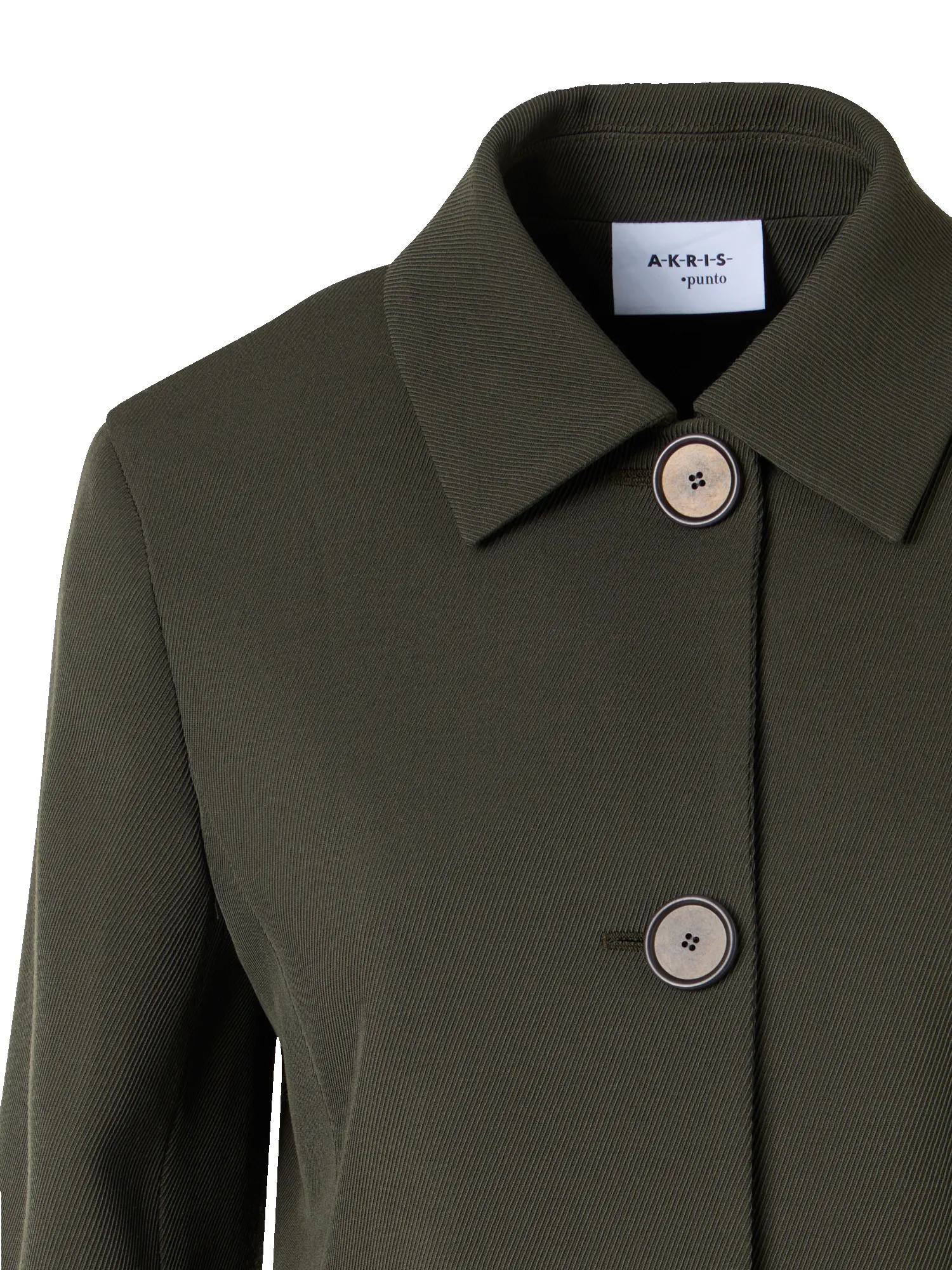 Long-Sleeve Glen-Check Heavy Wool Twill Jacket sold by Akris product image thumbnail 3
