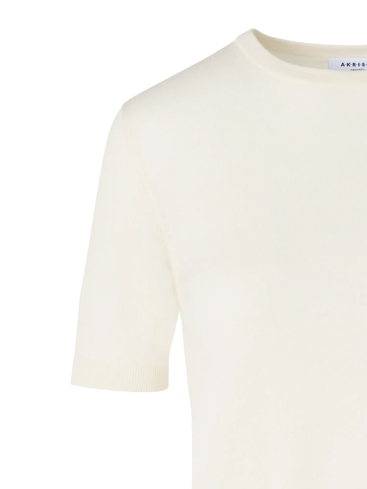 Short-Sleeve Merino Wool Knit Sweater sold by Akris product image thumbnail 3