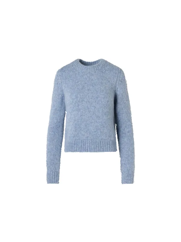 Fluffy Alpaca Knit Sweater made by Akris Punto