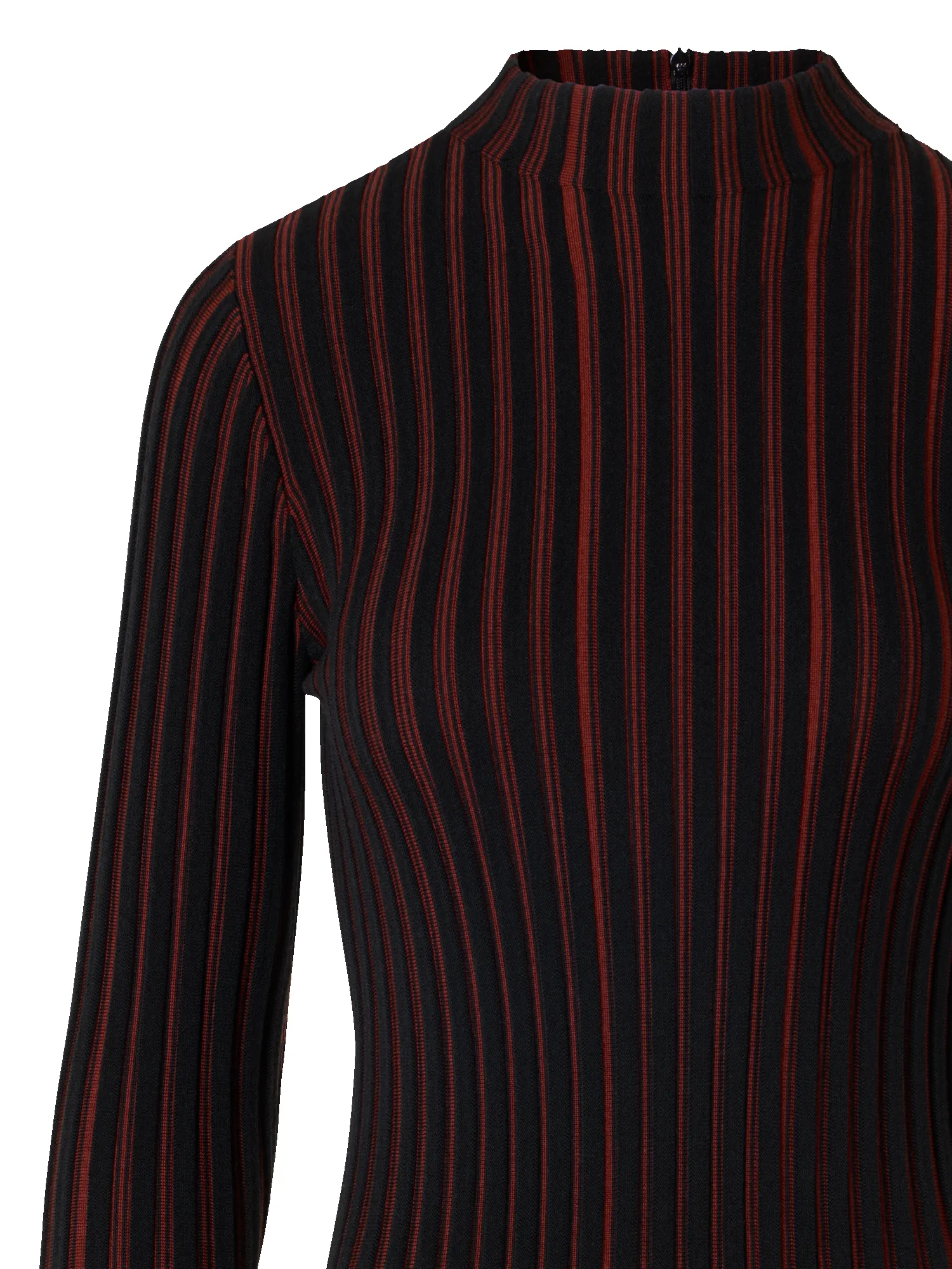 Fit-and-Flare Ribbed Knit Dress sold by Akris product image thumbnail 2