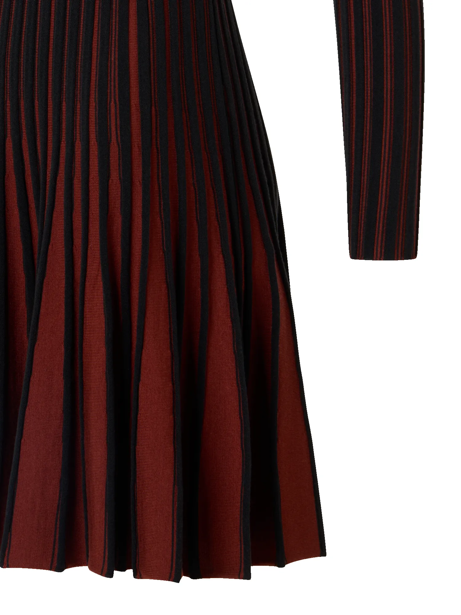 Fit-and-Flare Ribbed Knit Dress sold by Akris product image thumbnail 3